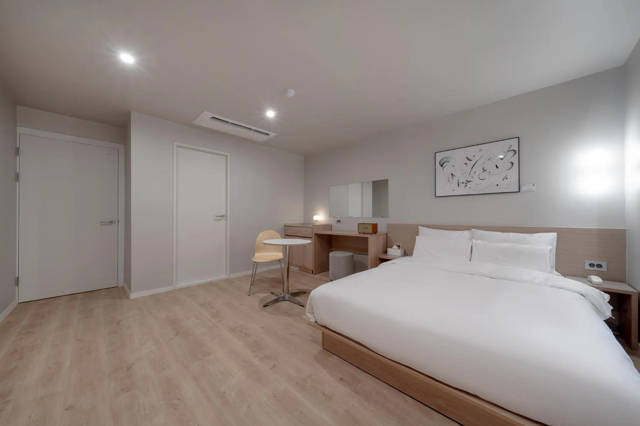 Bed in Cheonan Aank Hotel Seongjeong