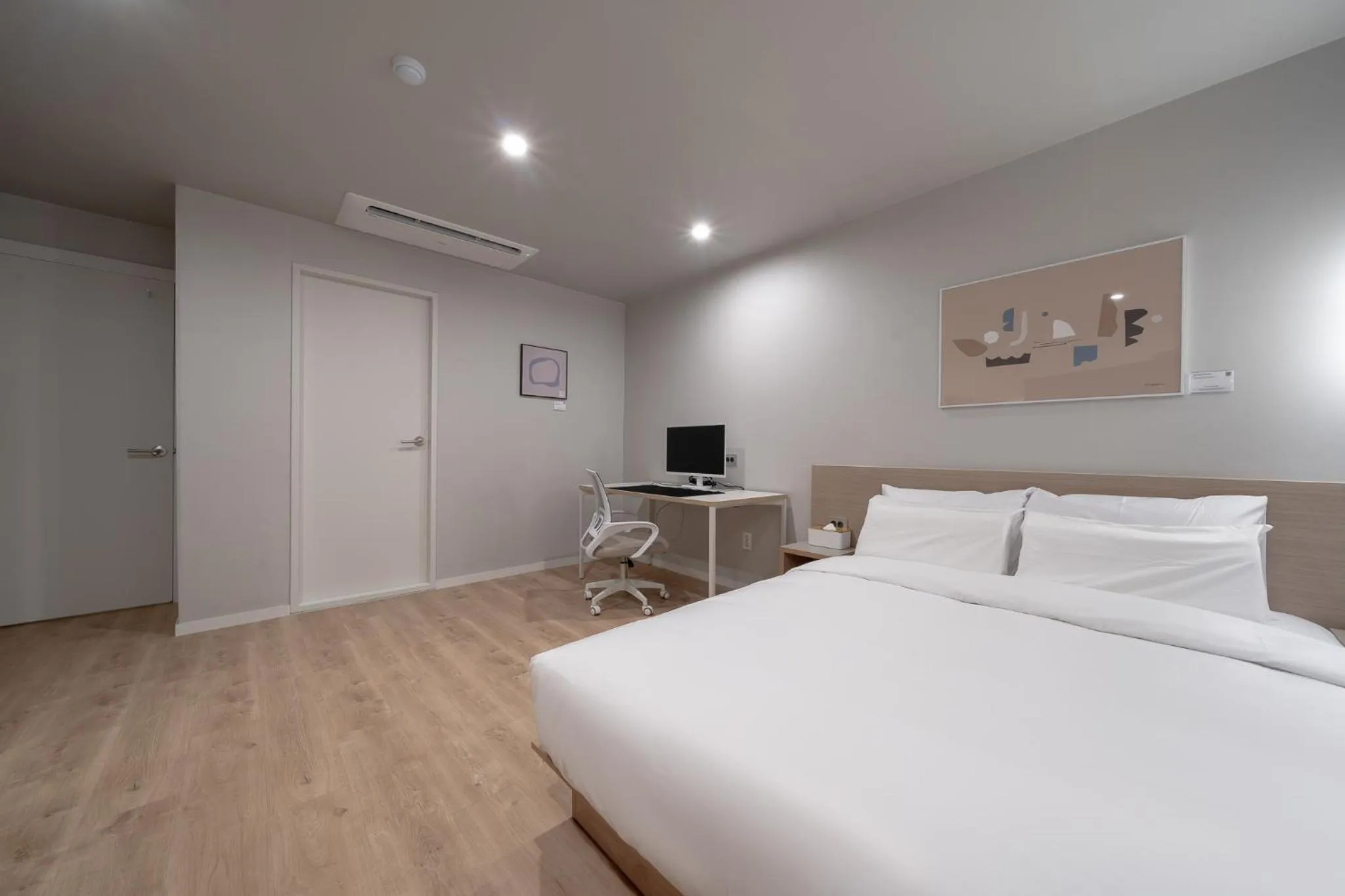 Bed in Cheonan Aank Hotel Seongjeong