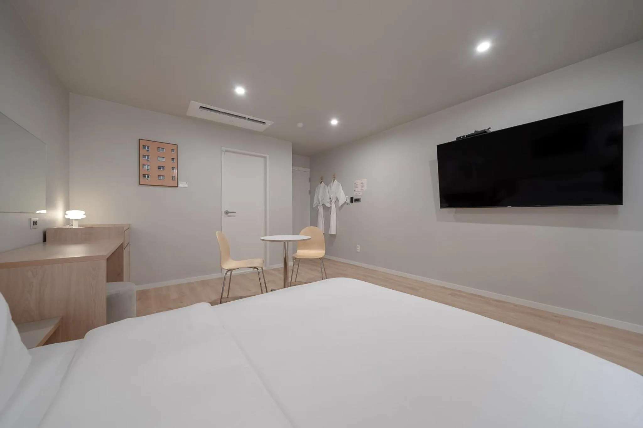 Bed in Cheonan Aank Hotel Seongjeong