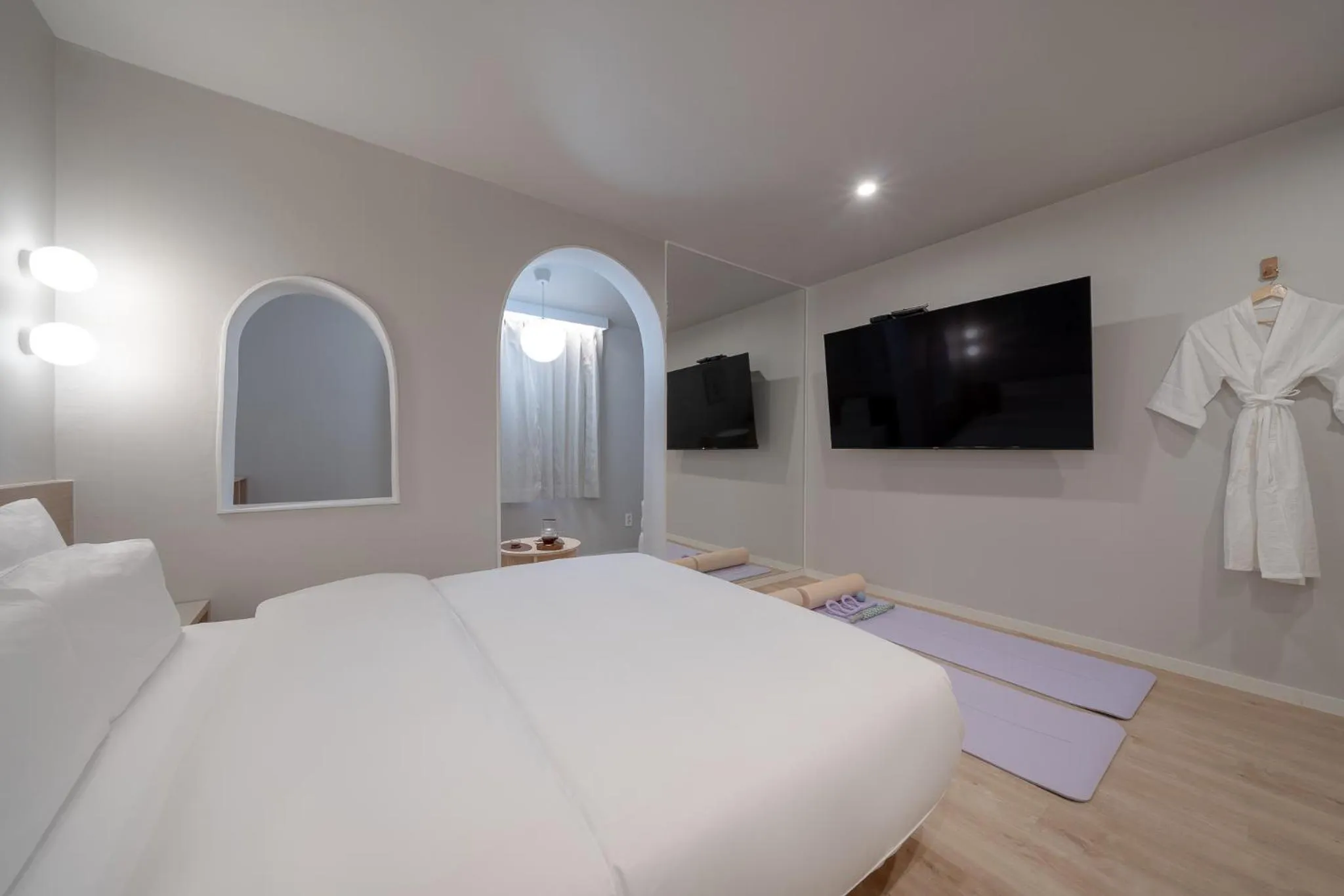 Bed in Cheonan Aank Hotel Seongjeong