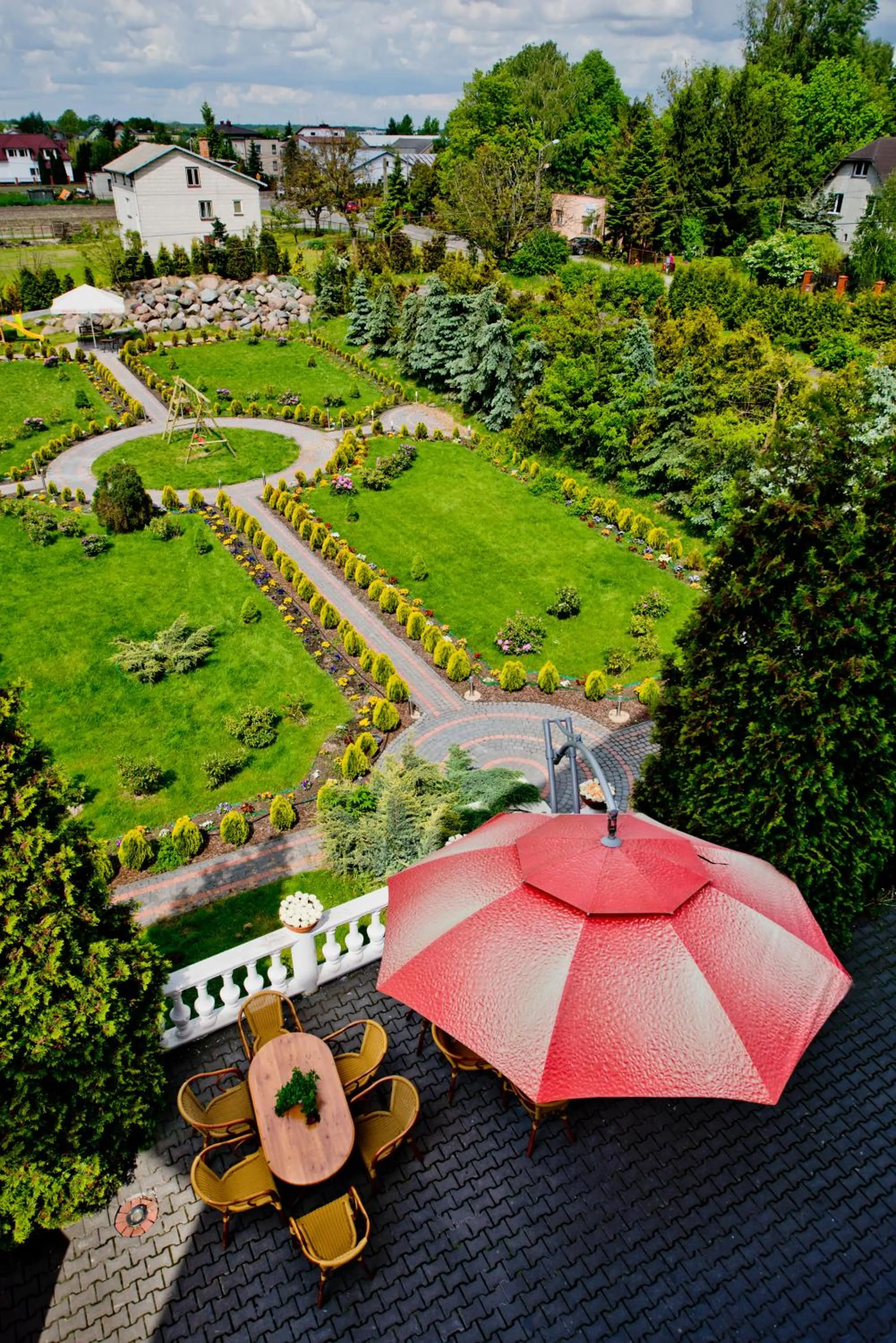 Bird's eye view in Hotel Groman