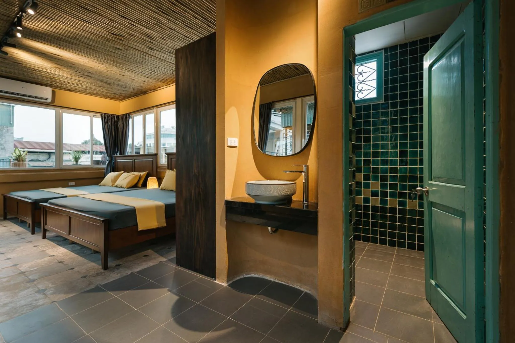 Bathroom, Bed in An Nam Art House