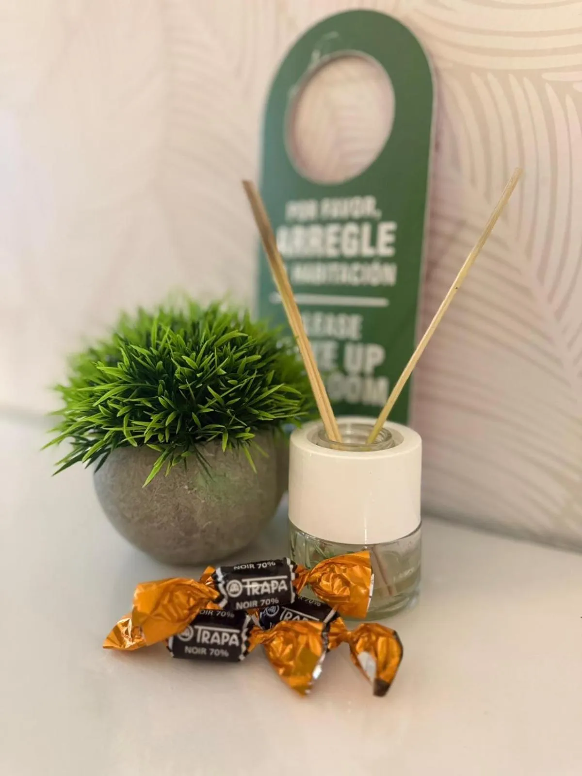 Decorative detail in Hotel El Acebo