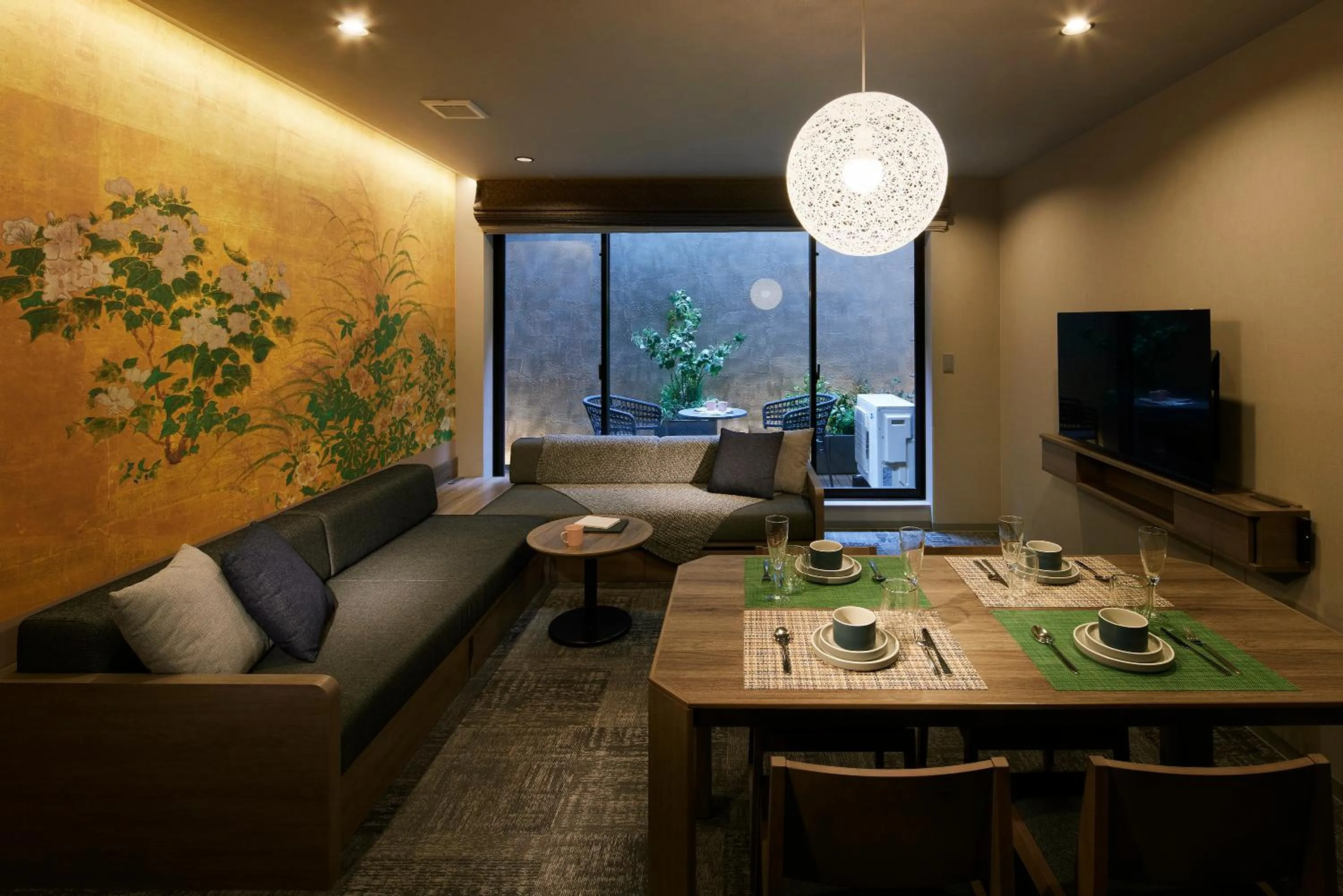 Deluxe 1 bedroom with 4 beds (with Terrace & Private Sauna Experience 17:30-19:00) in Minn Gion Sanjo