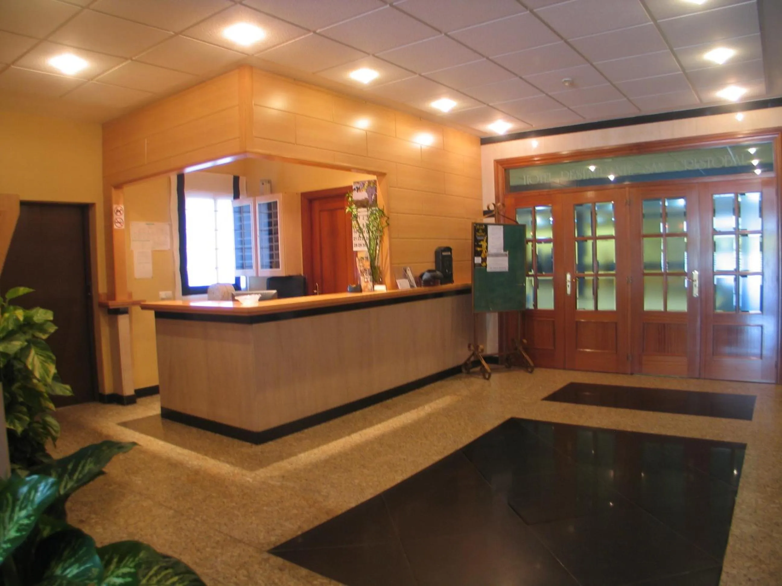 Lobby or reception in Hotel San Cristobal