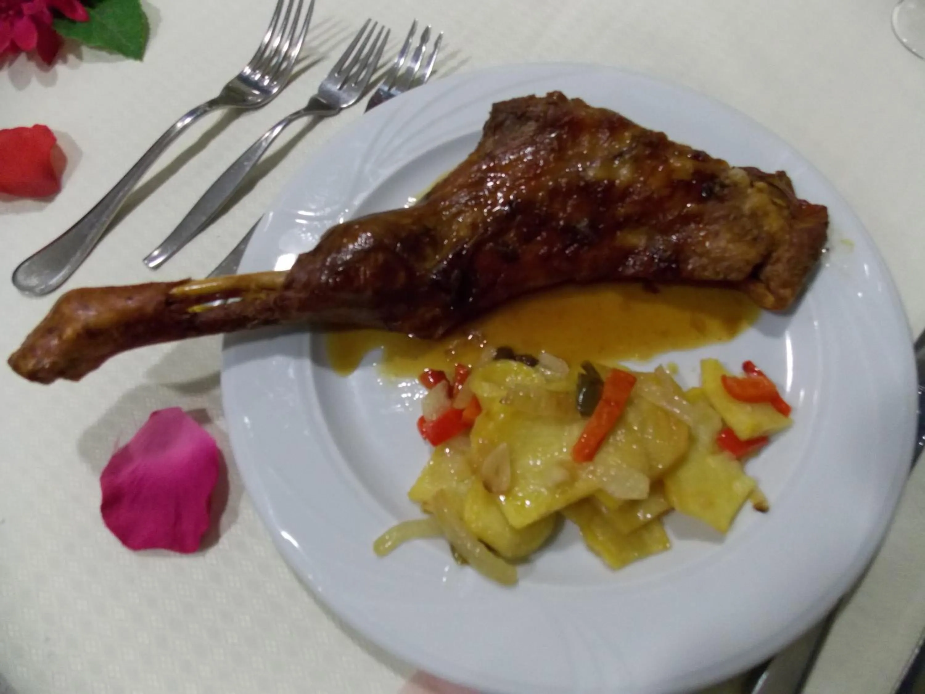 Food and drinks in Hotel San Cristobal