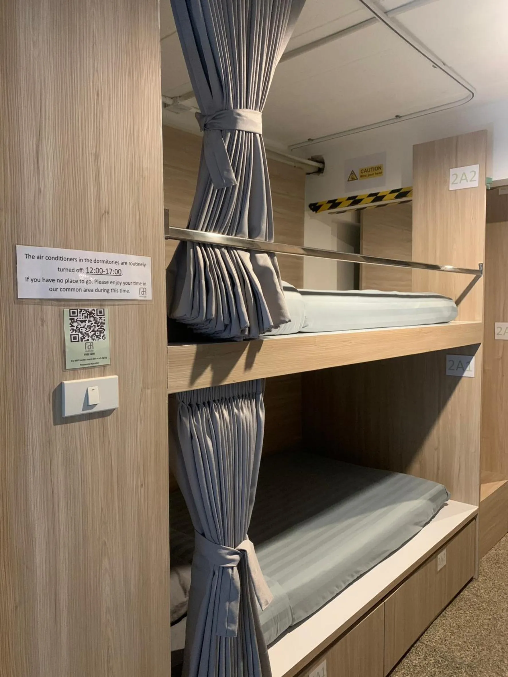 bunk bed in Marni BKK Hostel