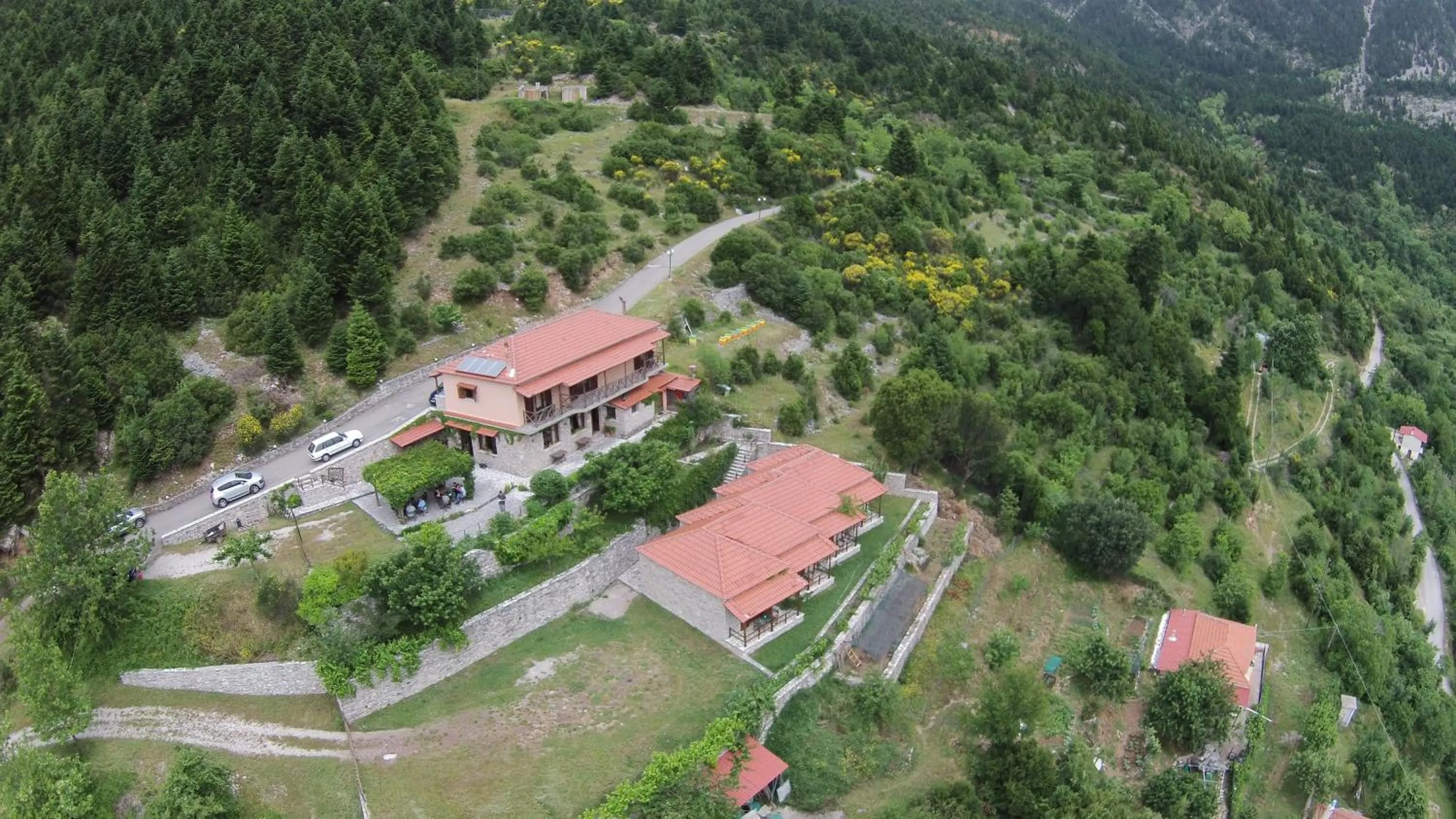 Bird's eye view in Dryades Guesthouse