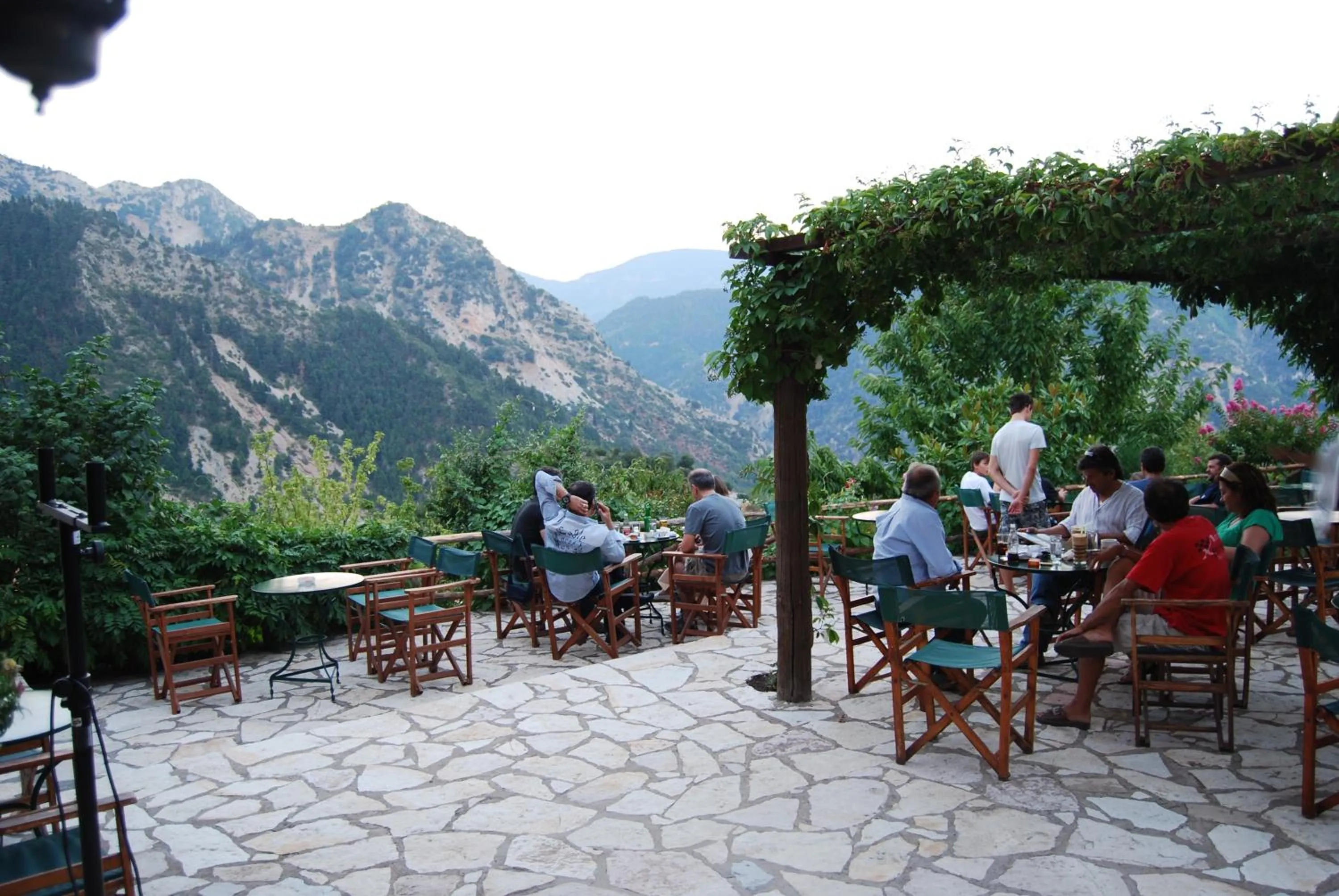 Facade/entrance in Dryades Guesthouse