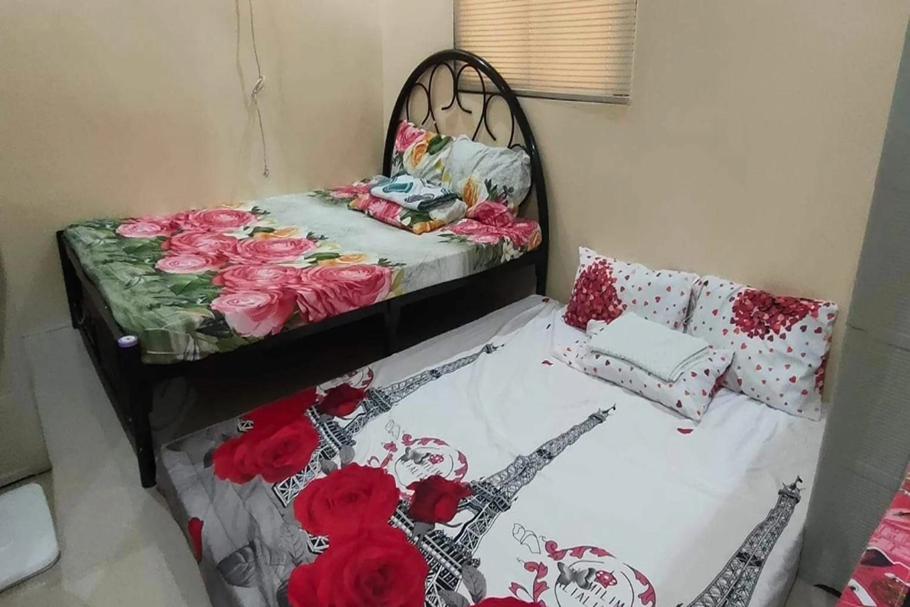 Bed in Albert's Transient House