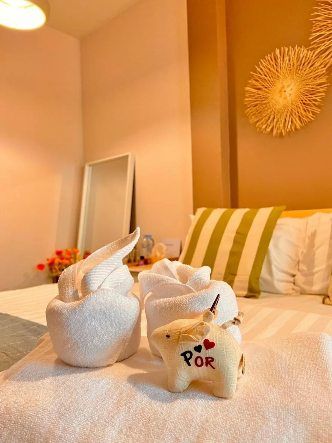 Bed in Por poshtel Kanchanaburi