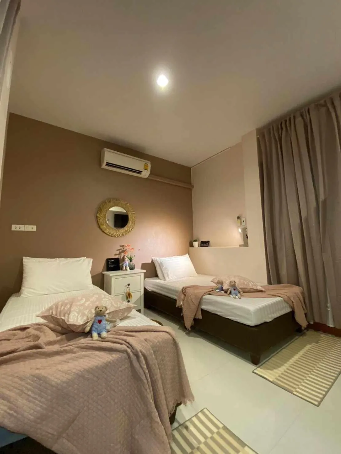 Bed in Por poshtel Kanchanaburi