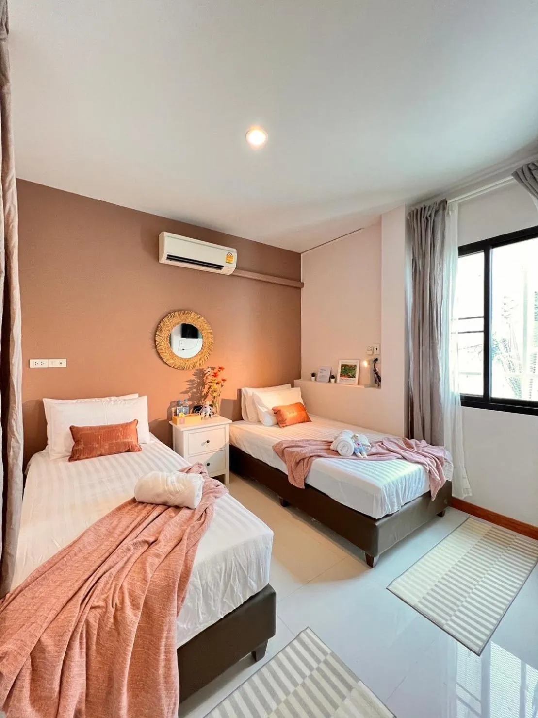 Bed in Por poshtel Kanchanaburi