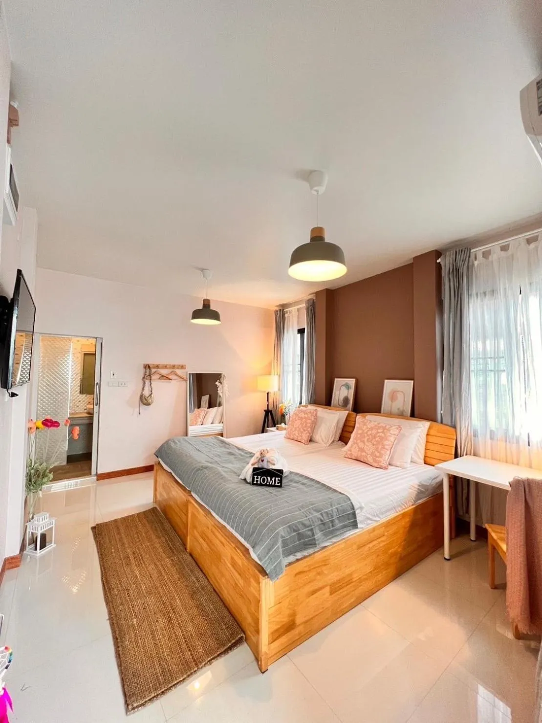 Bed in Por poshtel Kanchanaburi