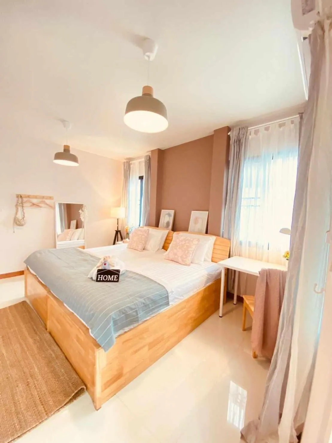 Bed in Por poshtel Kanchanaburi