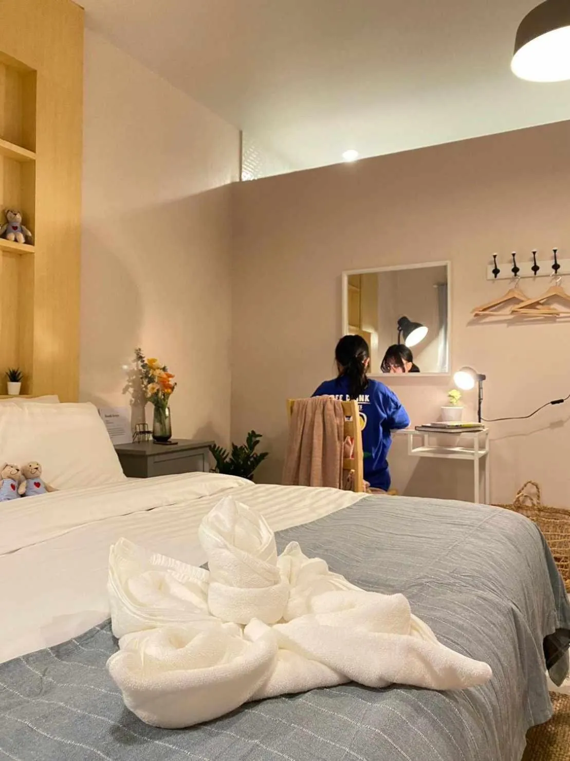 Bed in Por poshtel Kanchanaburi