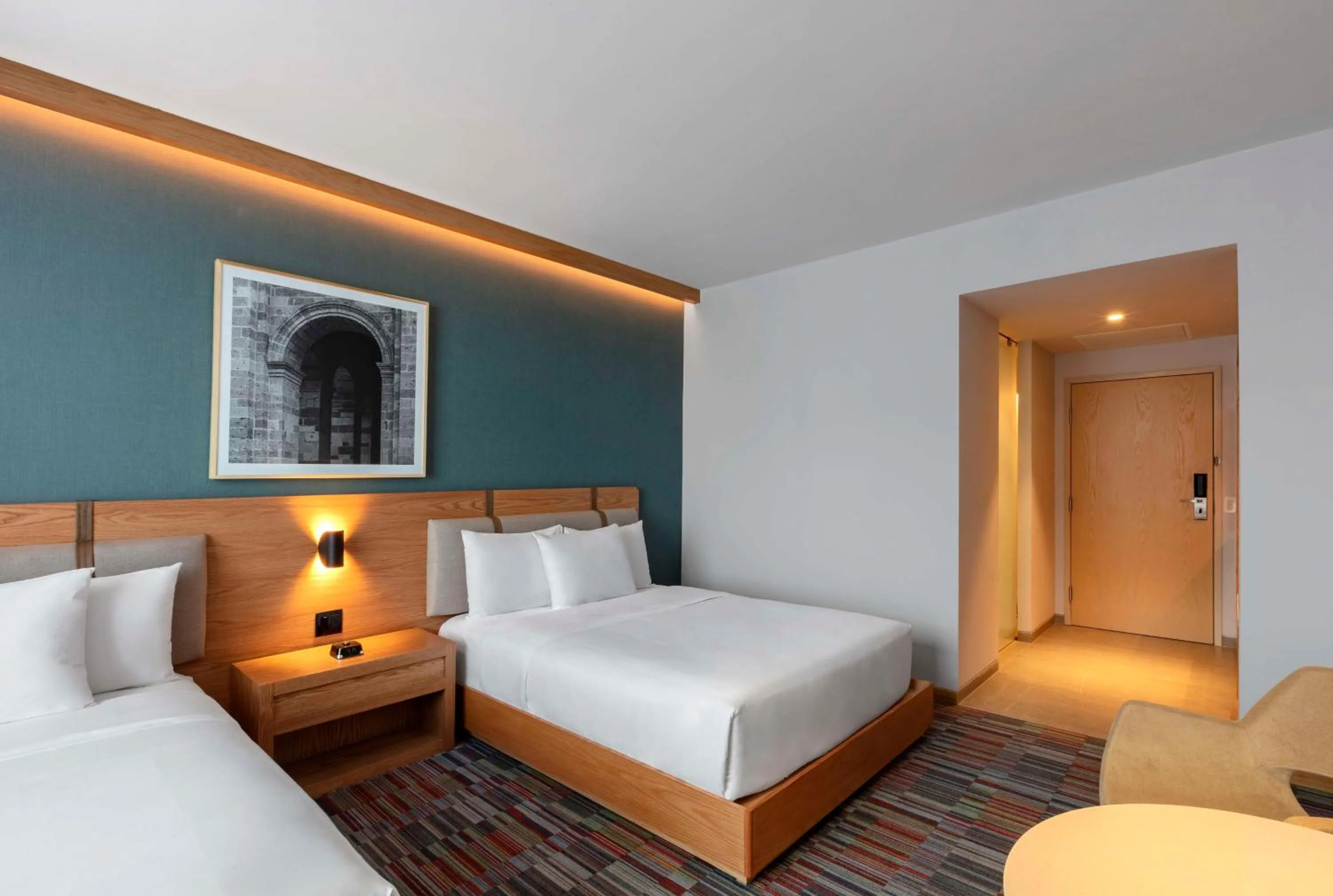 Bed in Hilton Garden Inn Guadalajara Airport