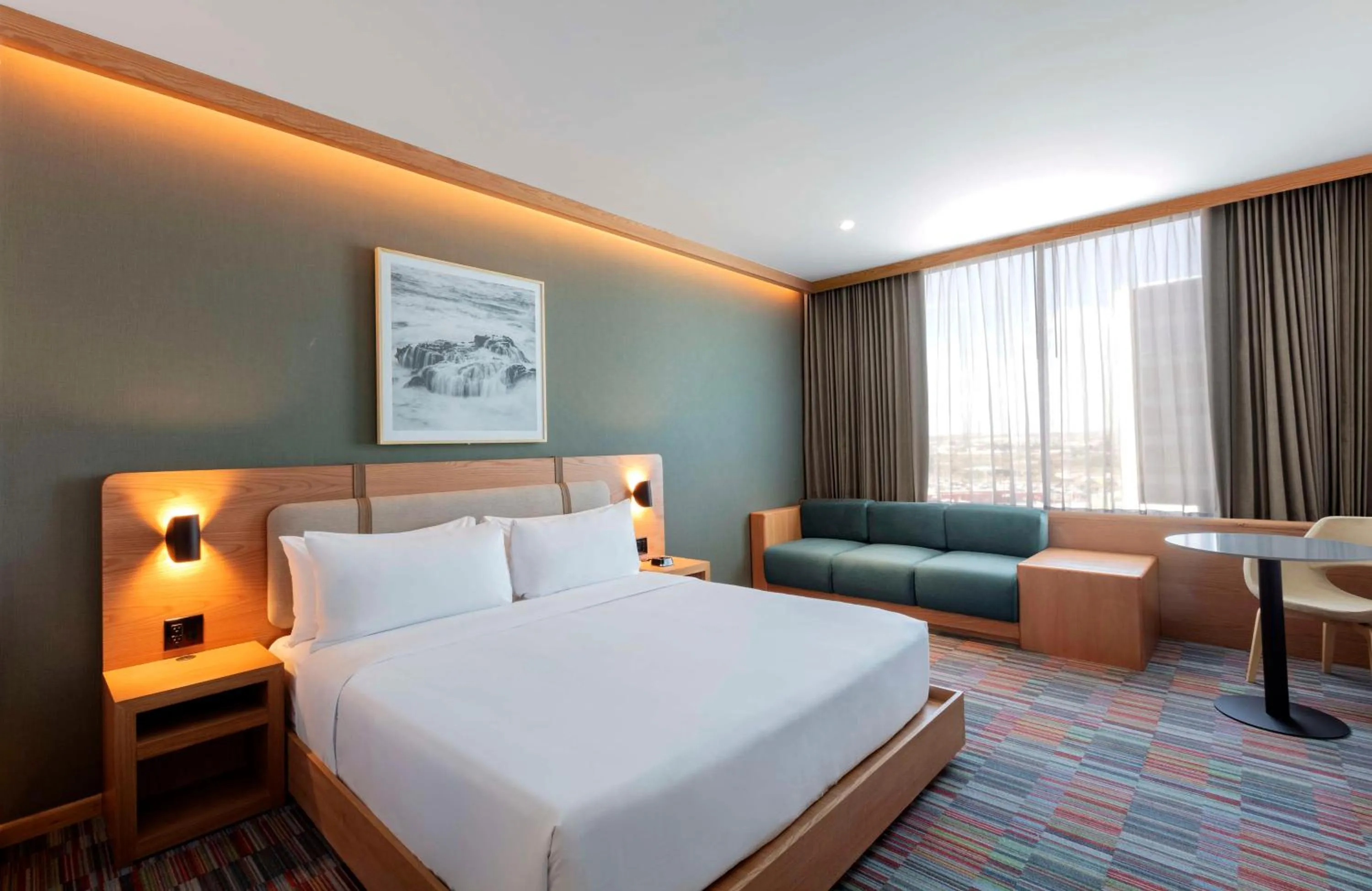 Bed in Hilton Garden Inn Guadalajara Airport