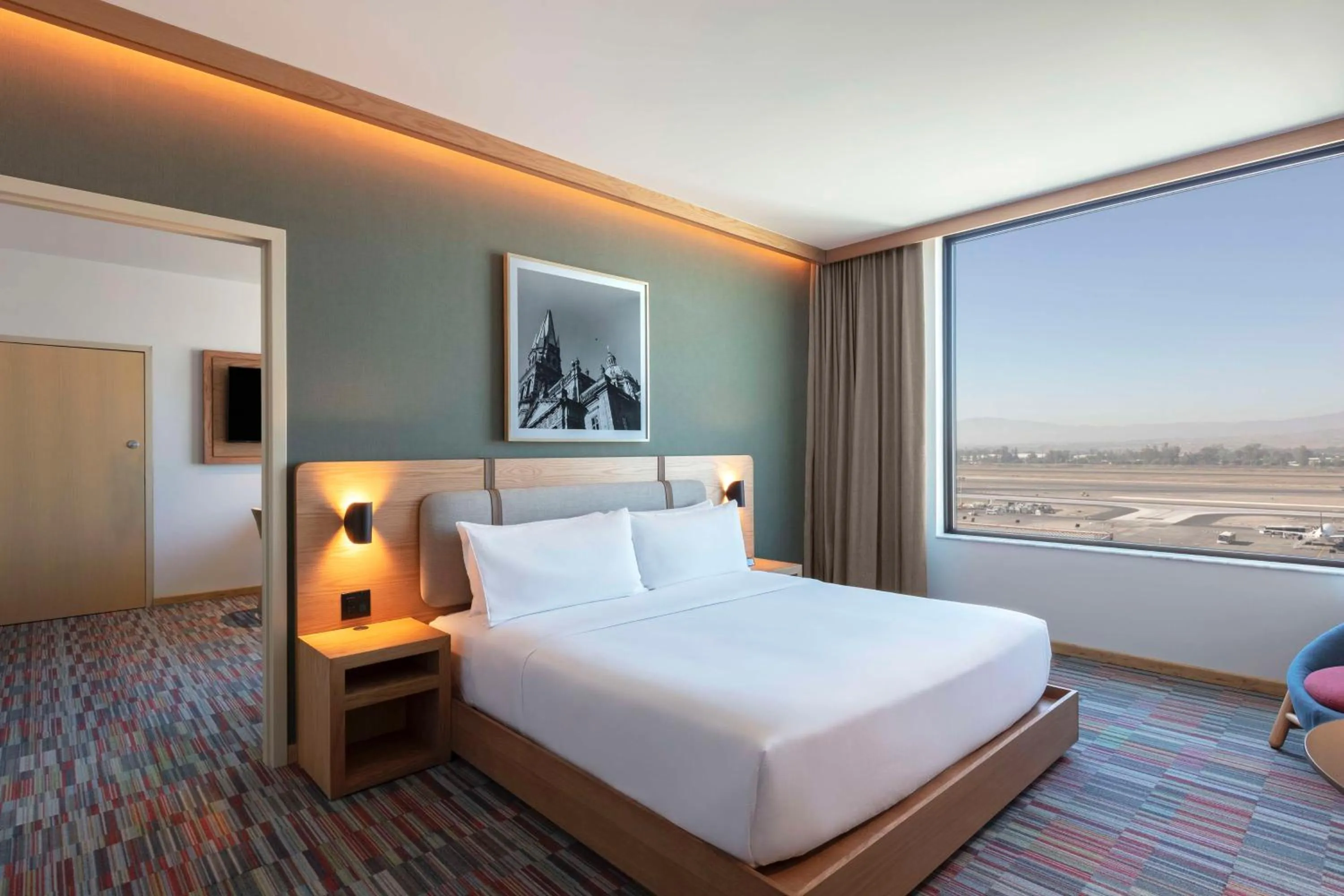 Bed in Hilton Garden Inn Guadalajara Airport