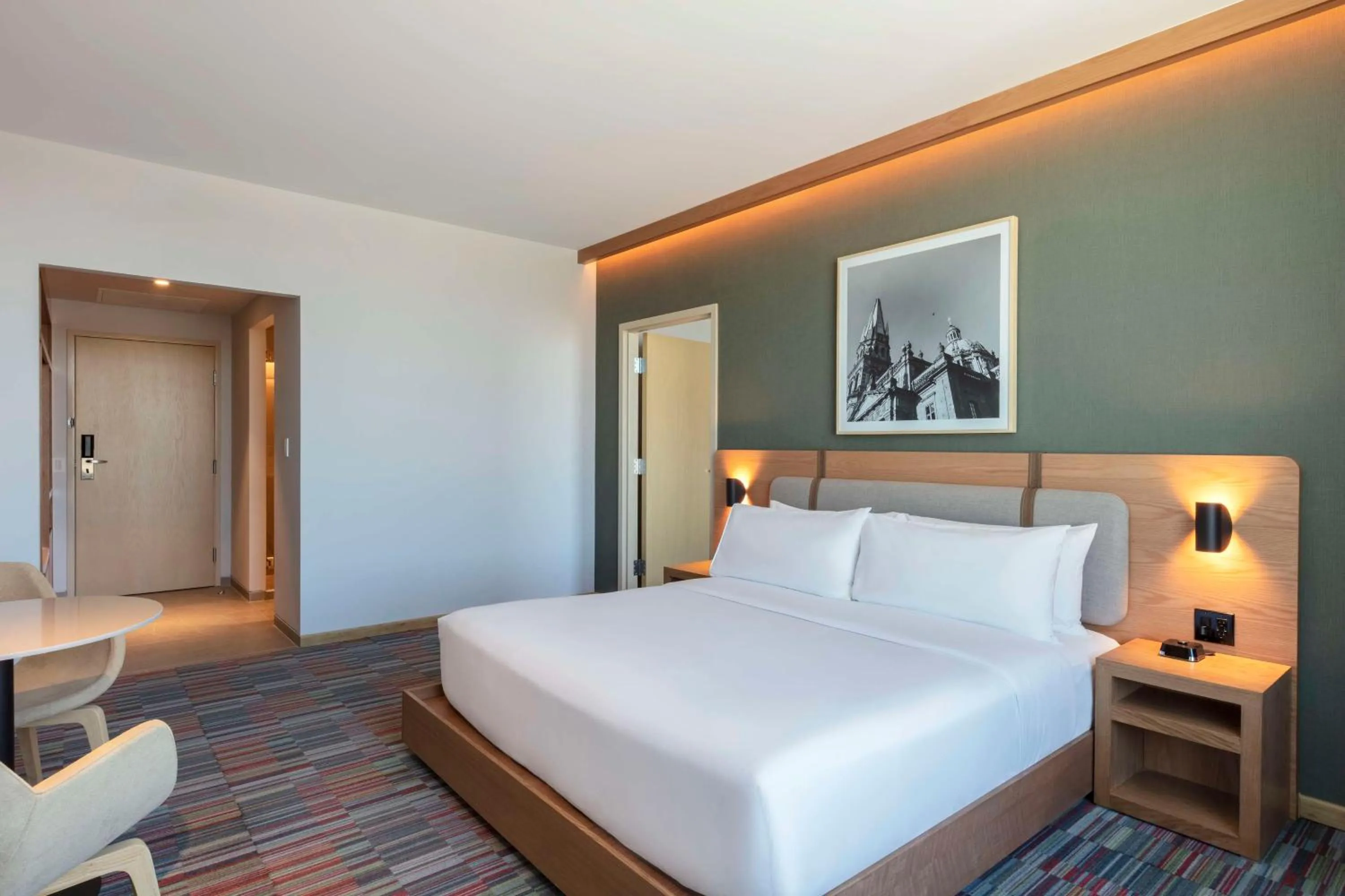 Bed in Hilton Garden Inn Guadalajara Airport