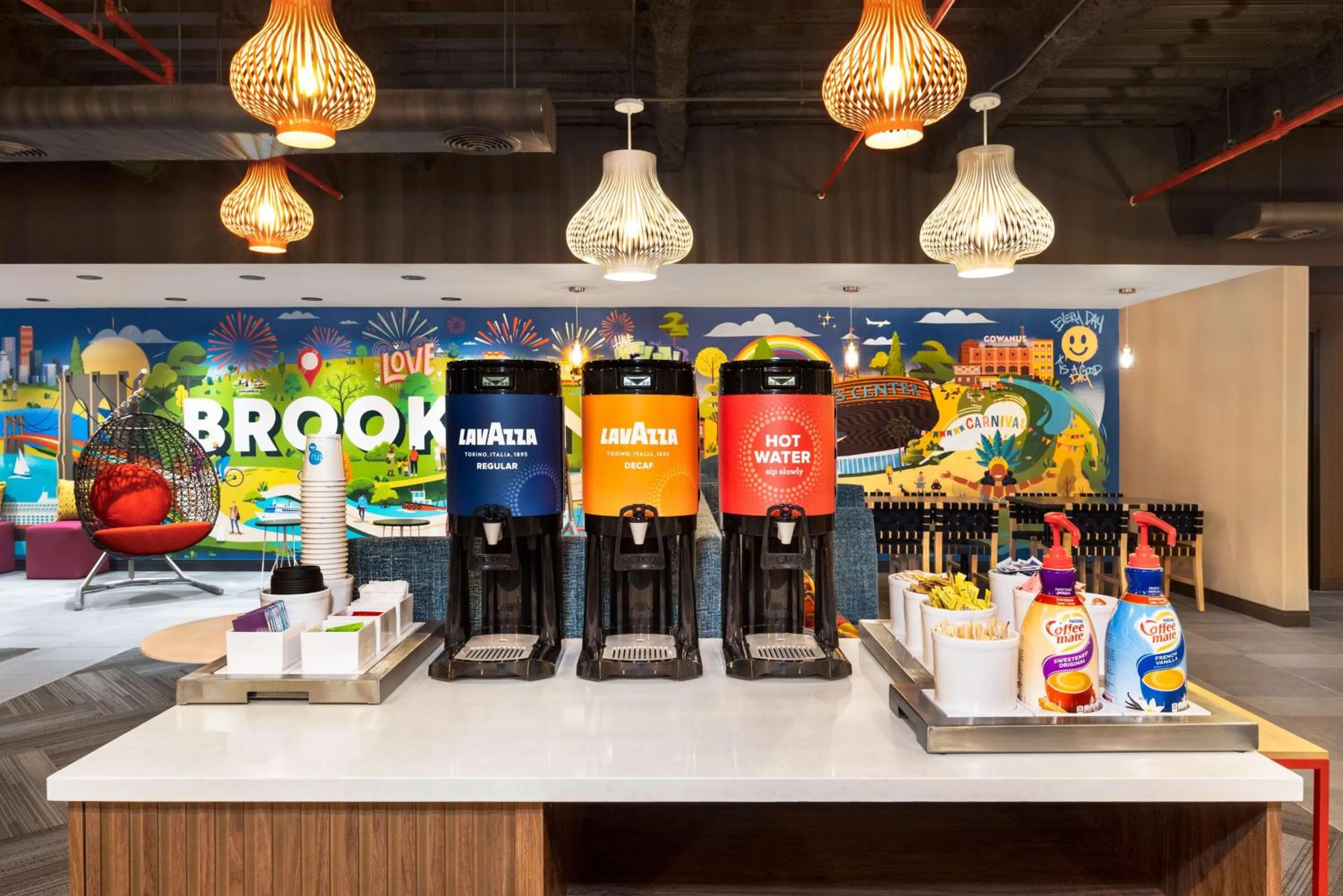 Dining area in Tru By Hilton Brooklyn