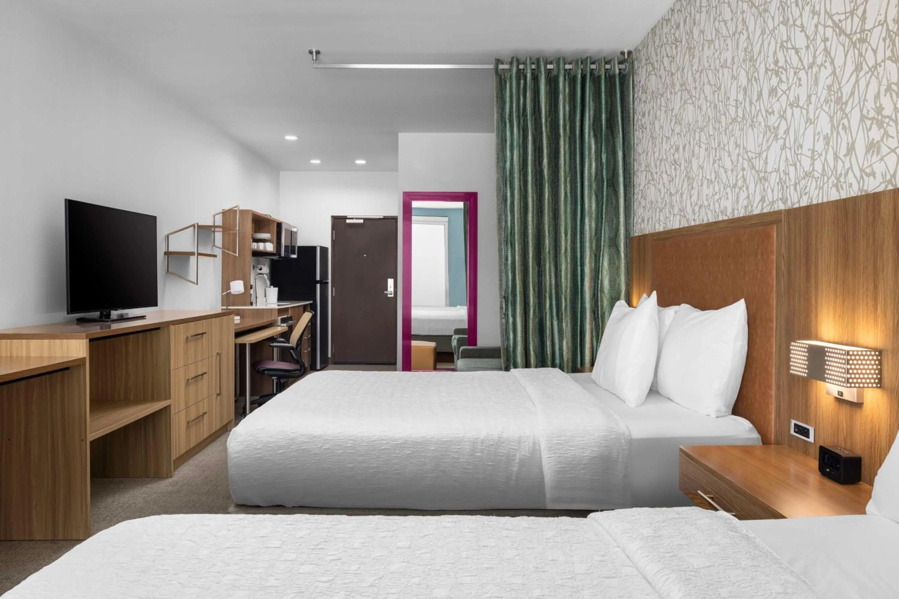 Queen Studio with Two Queen Beds in Home2 Suites By Hilton Phoenix Downtown