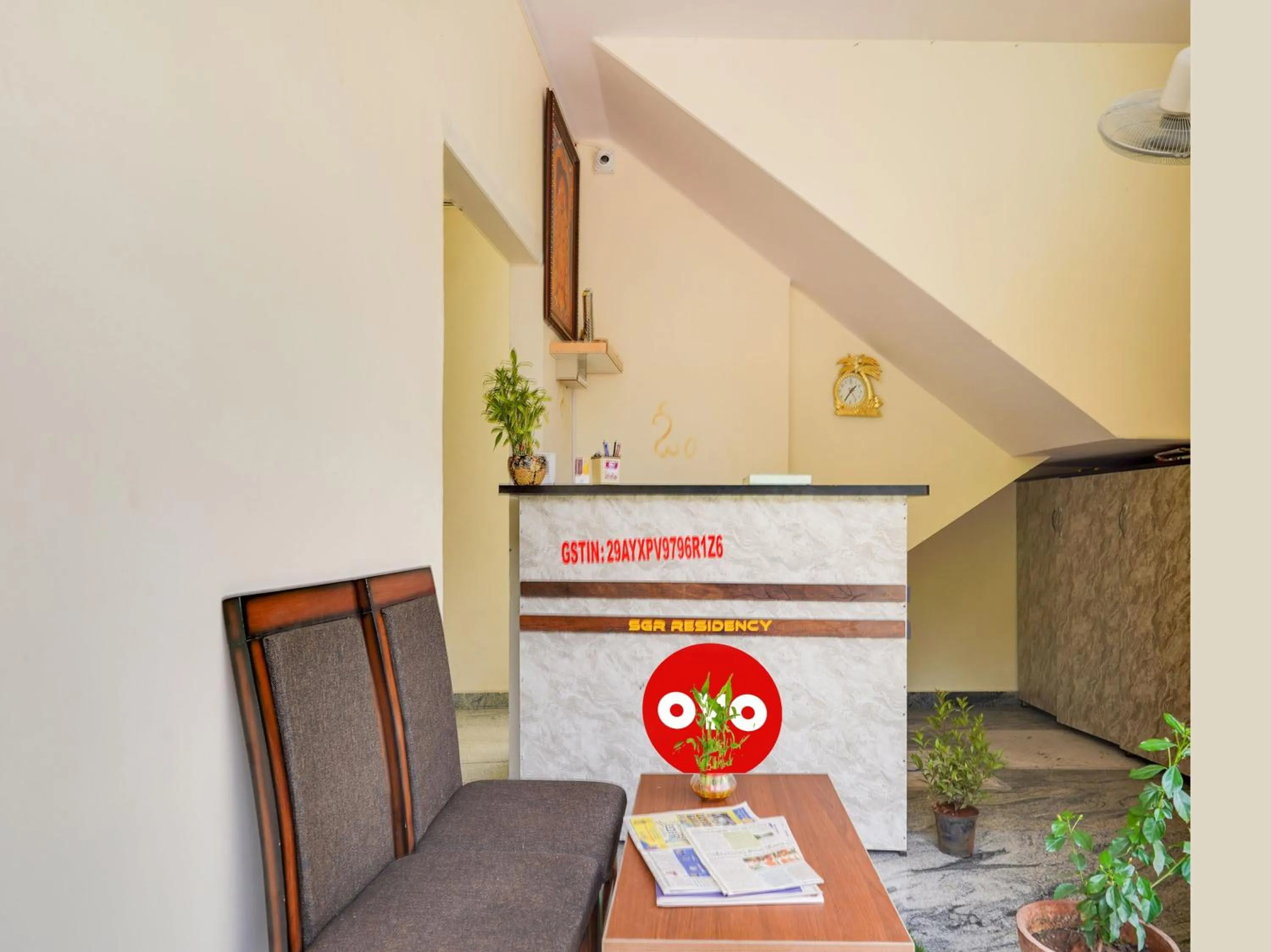 Lobby or reception in Hotel O SGR Residency