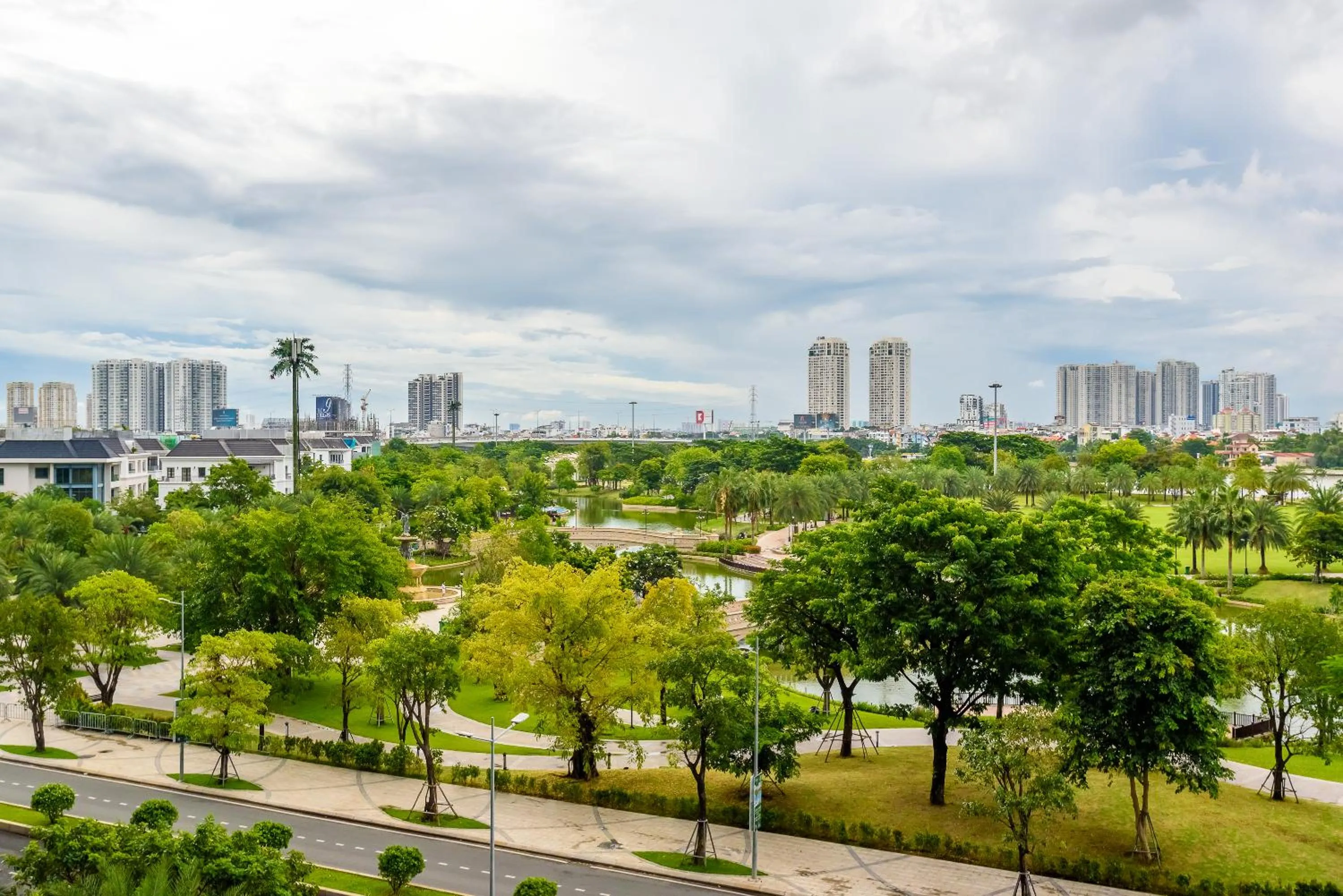 Natural landscape in LANDMARK 81 CONDOTEL CBD in HCMC