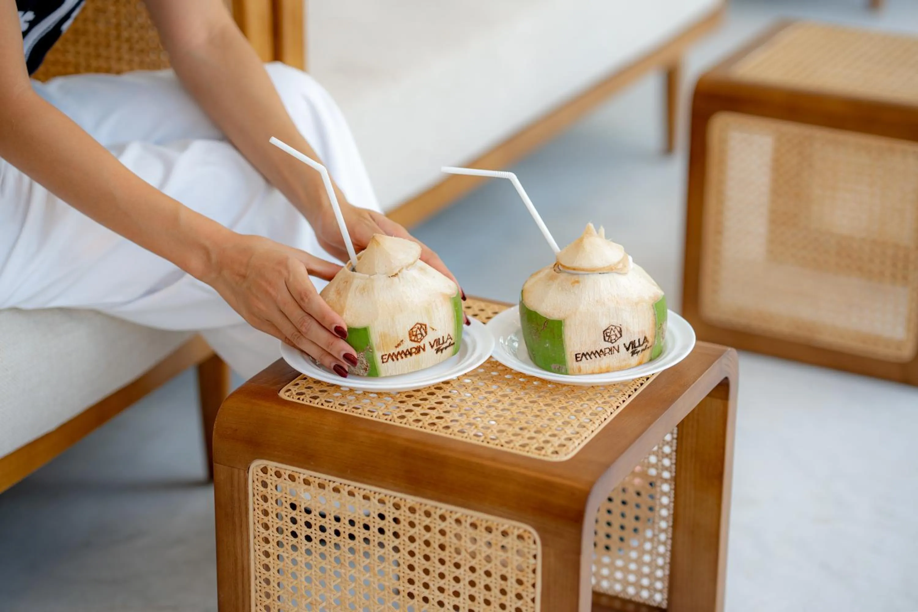 Food and drinks in Emmarin Villa