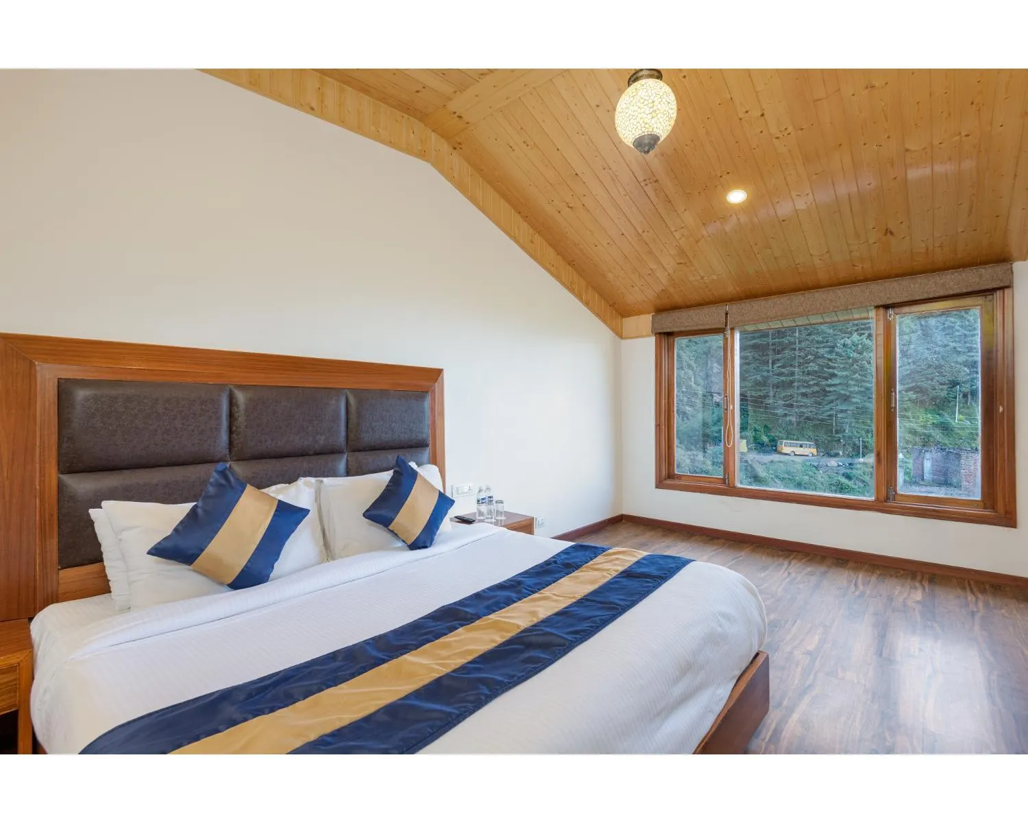 Bed in The Serenity Resort Spa