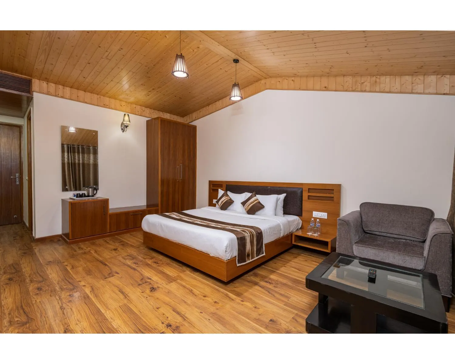 Bed in The Serenity Resort Spa