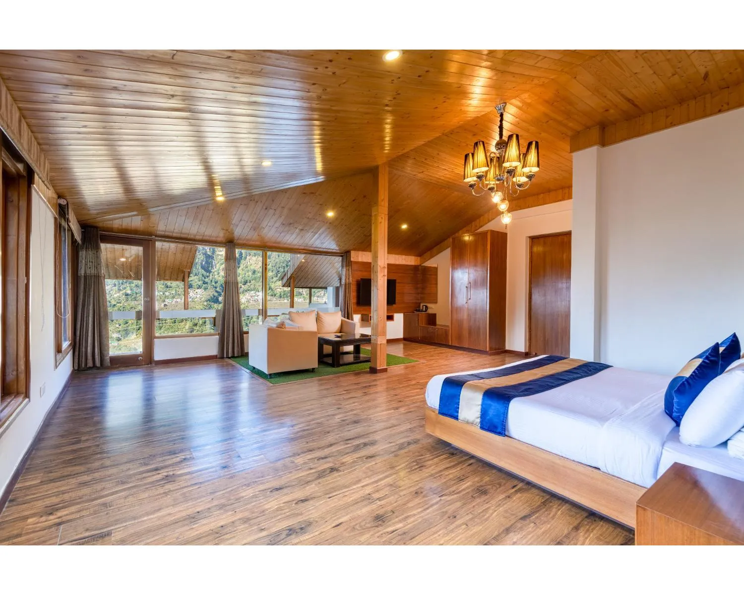 Bed in The Serenity Resort Spa