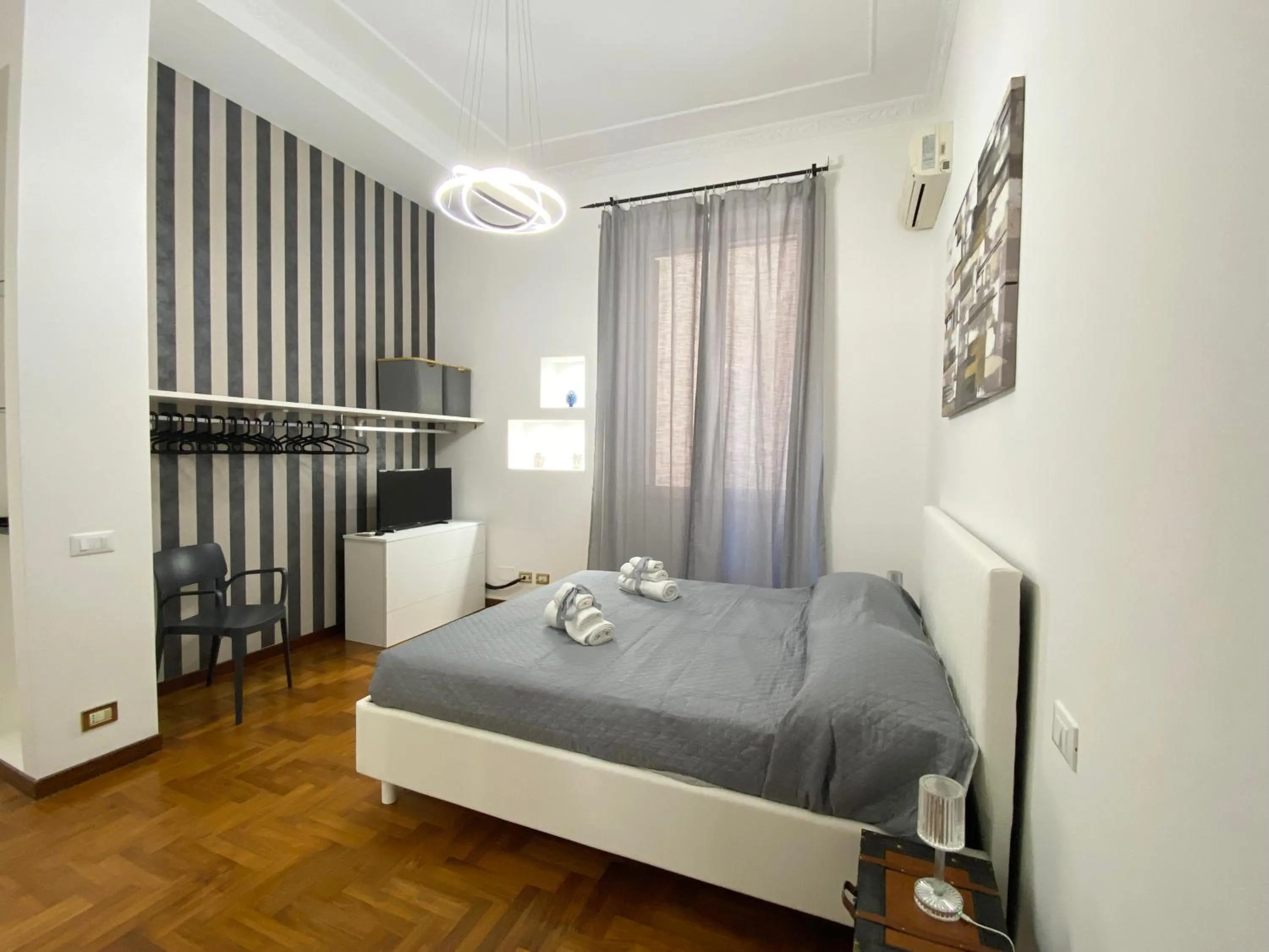 Bed in Kamaffari Central Apartment