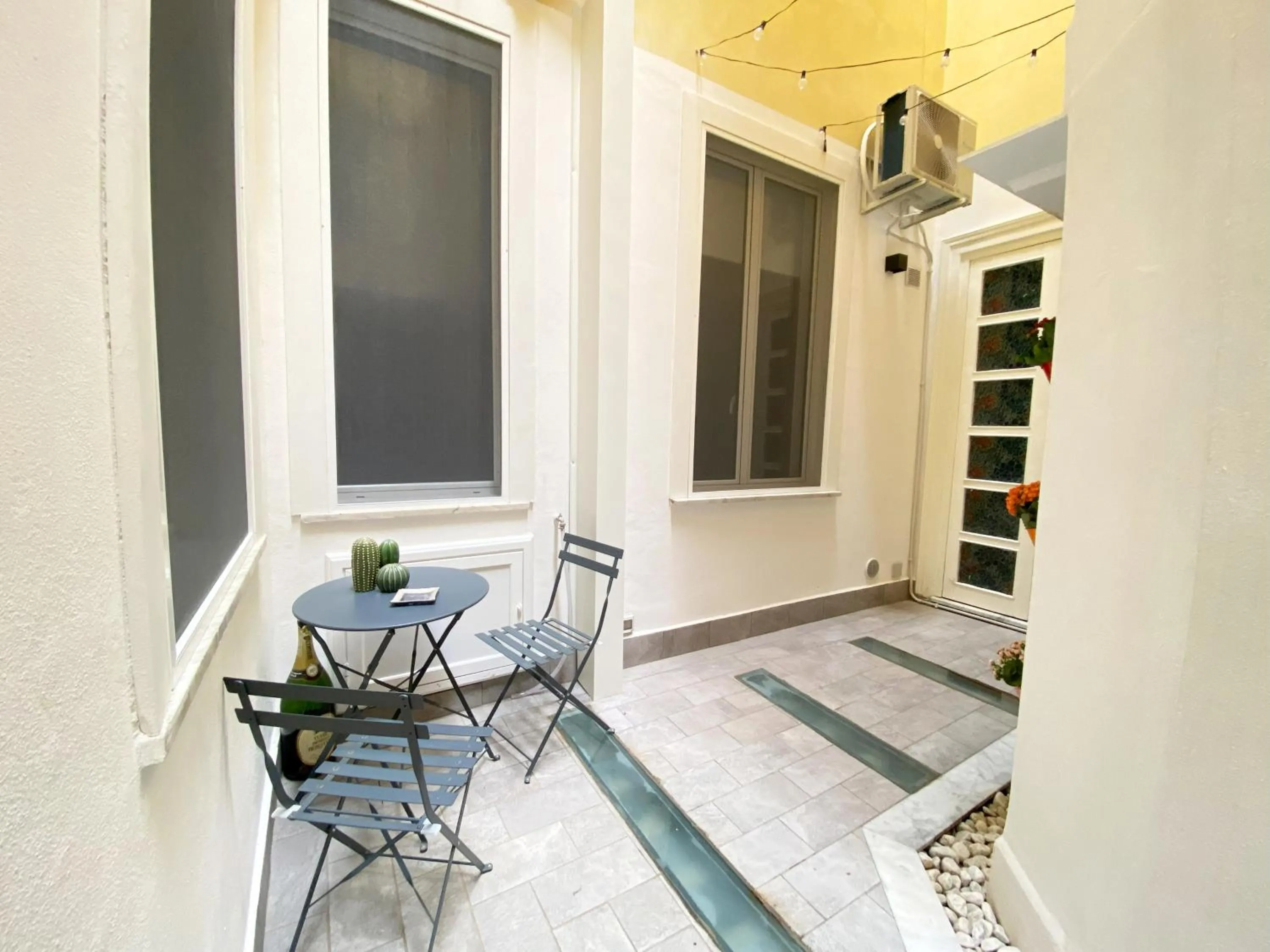 Patio in Kamaffari Central Apartment