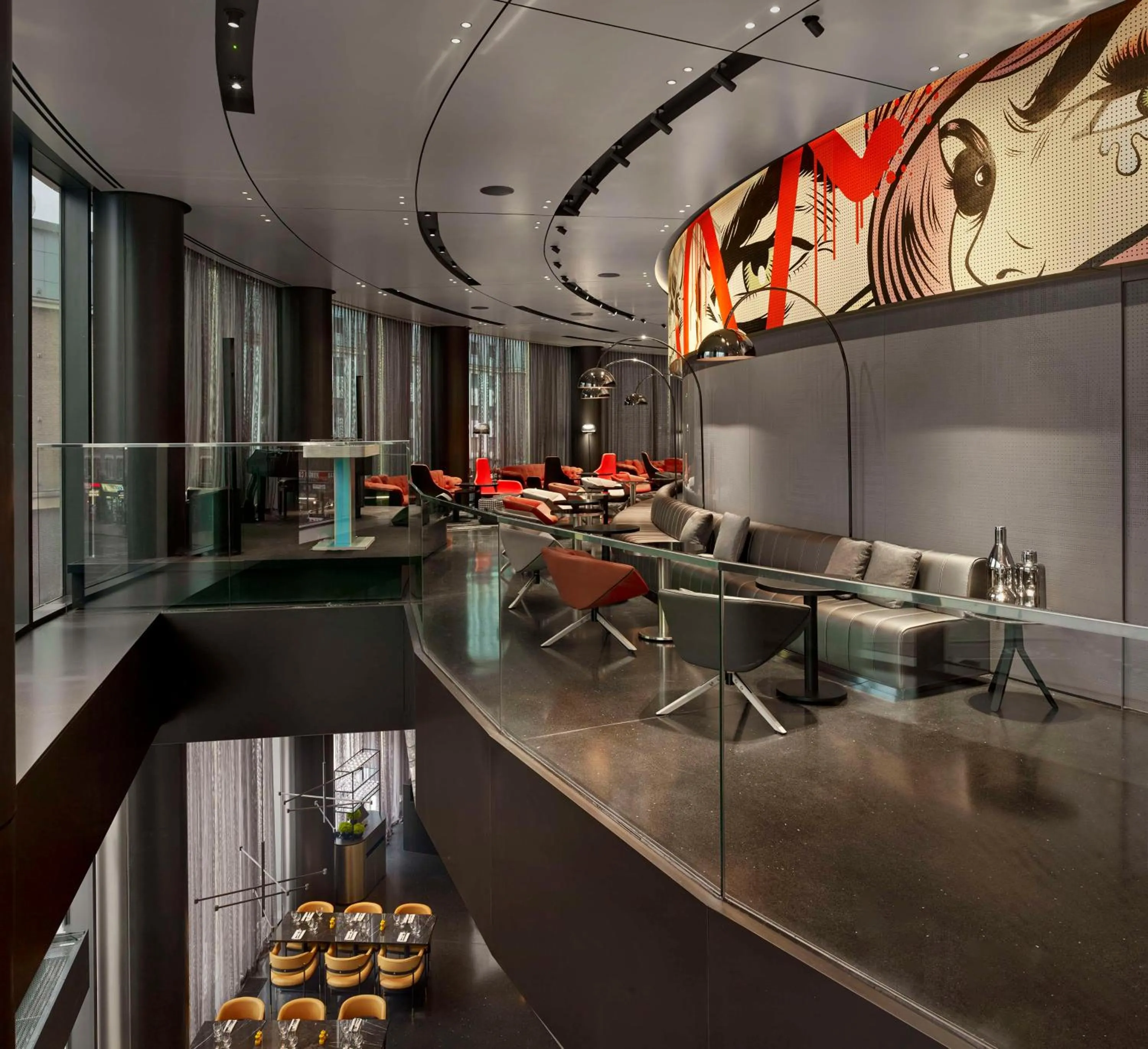 Lounge or bar in art'otel London Hoxton