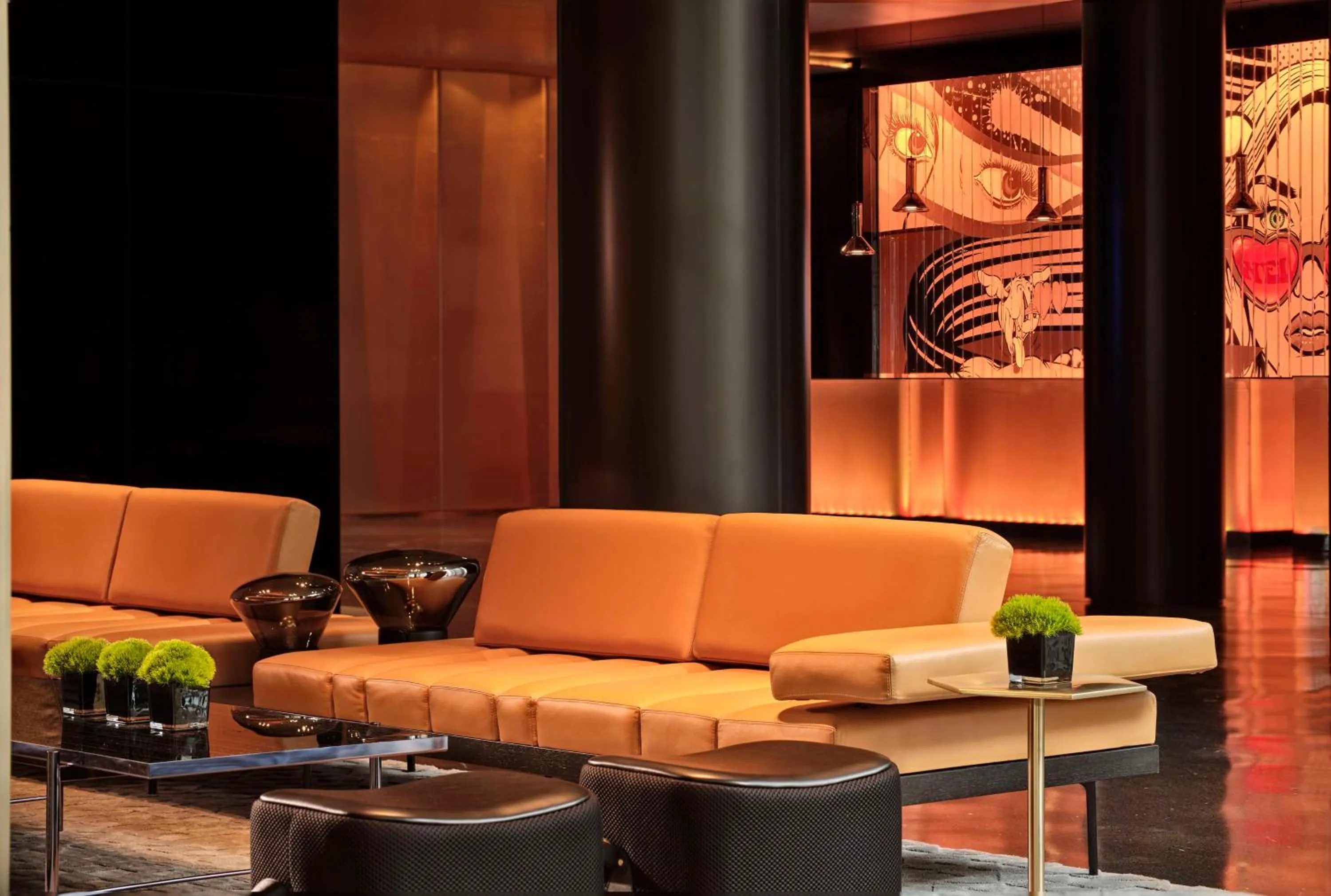 Lobby or reception in art'otel London Hoxton