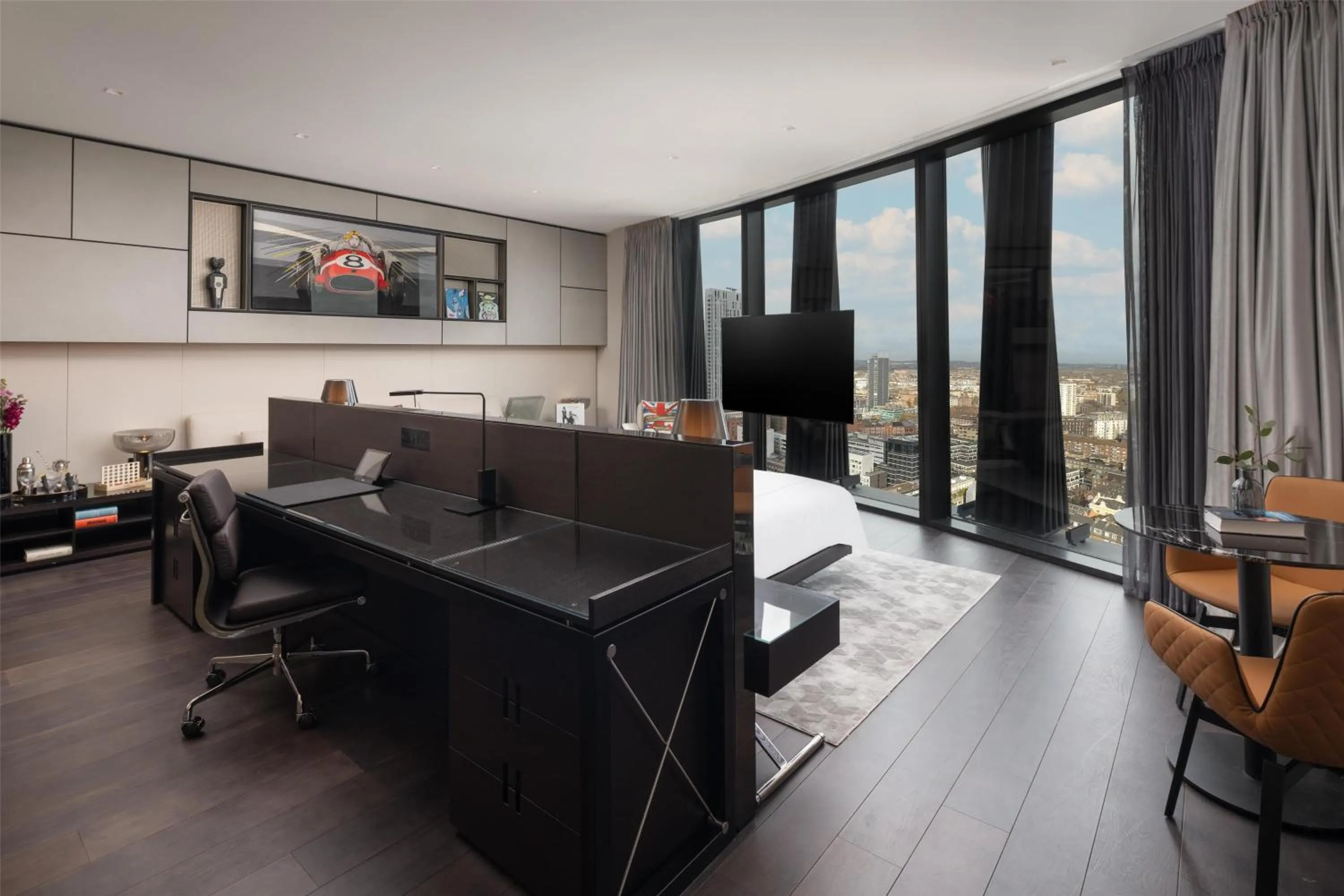 Photo of the whole room in art'otel London Hoxton