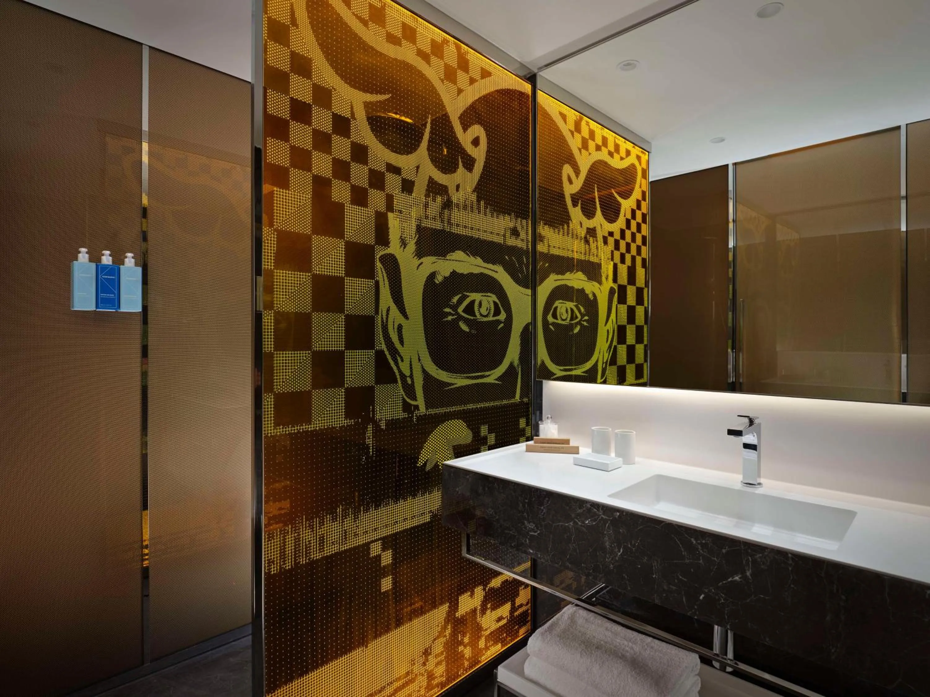 Bathroom in art'otel London Hoxton