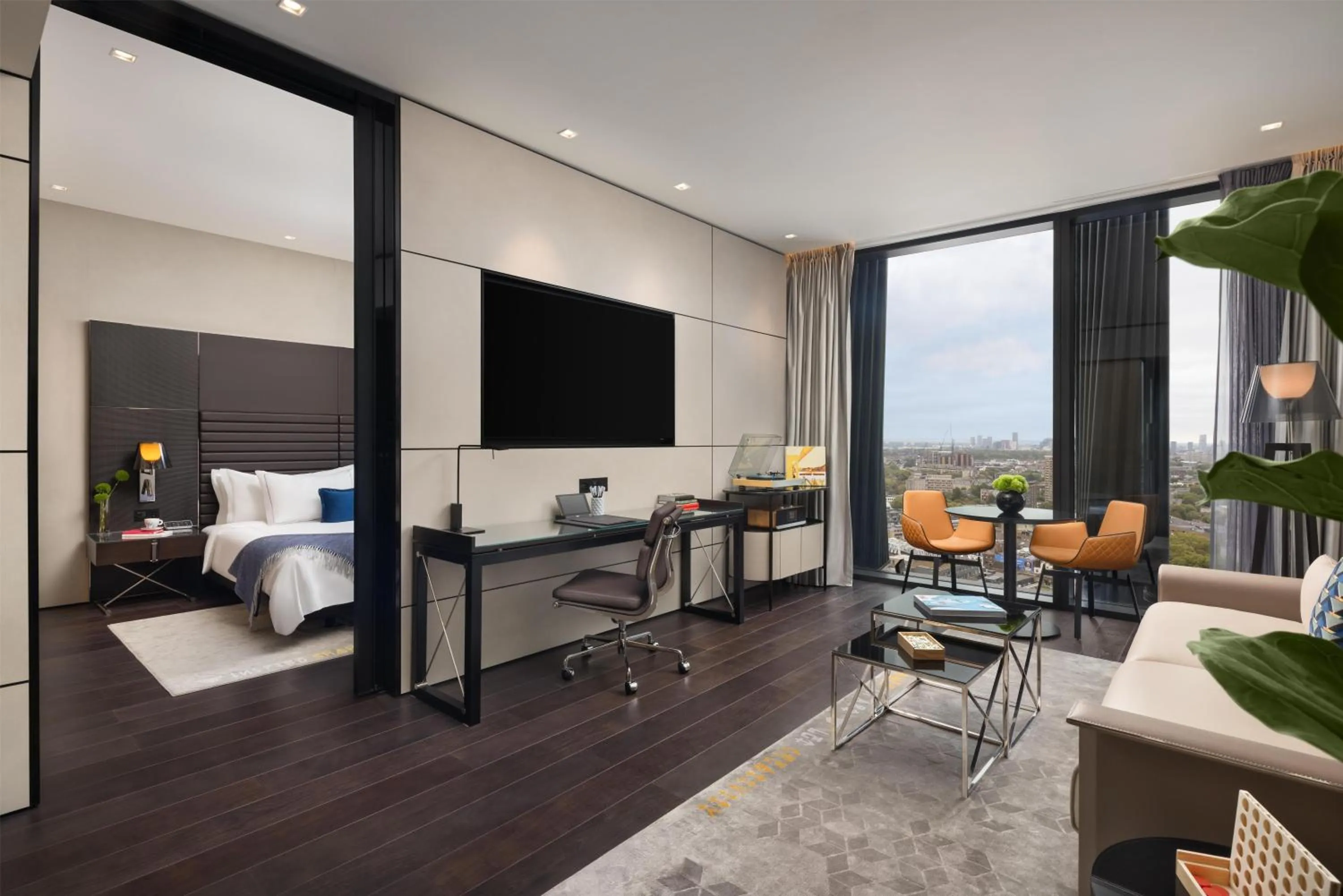 Photo of the whole room, Bed in art'otel London Hoxton