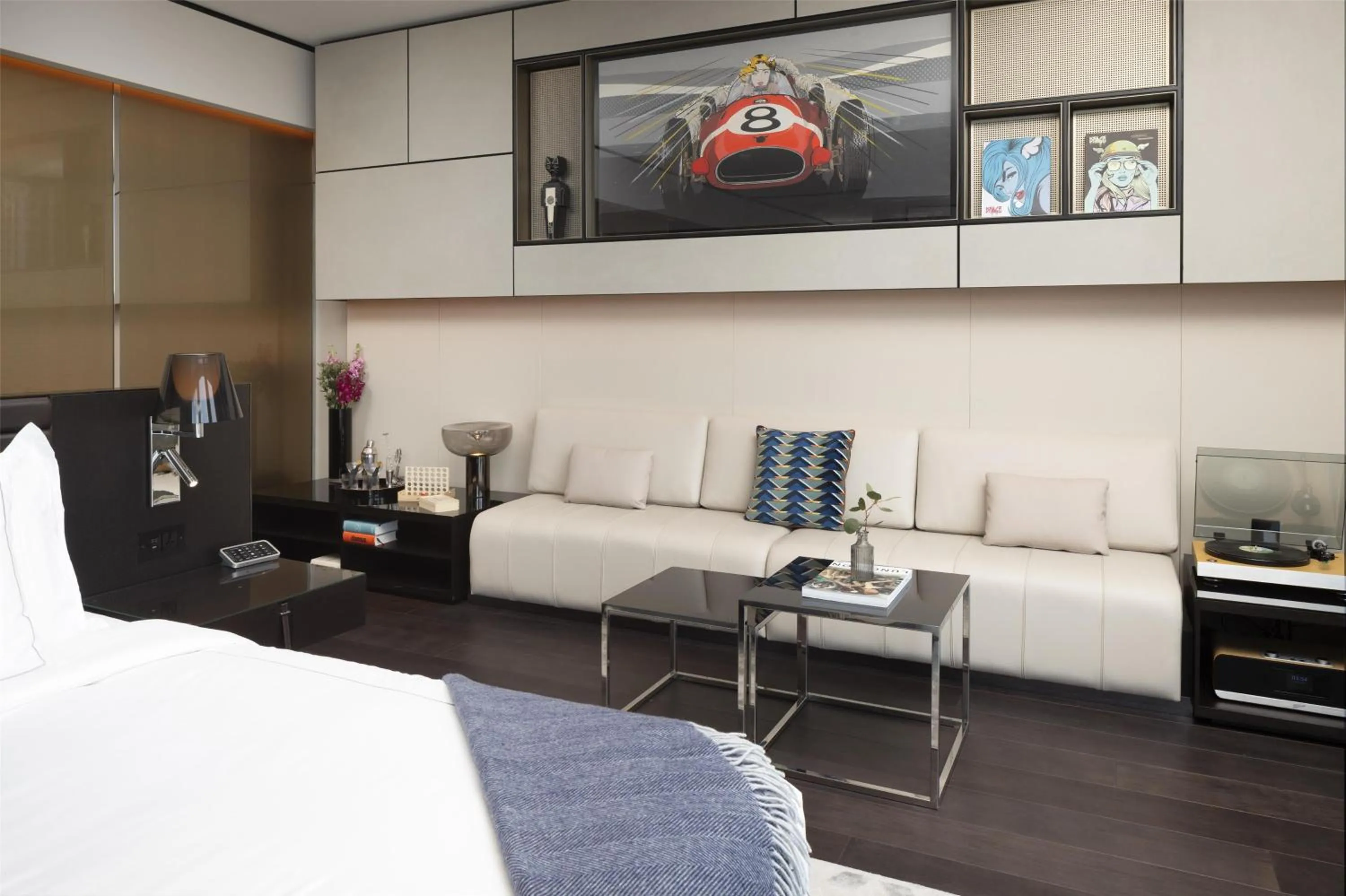 Photo of the whole room, Bed in art'otel London Hoxton