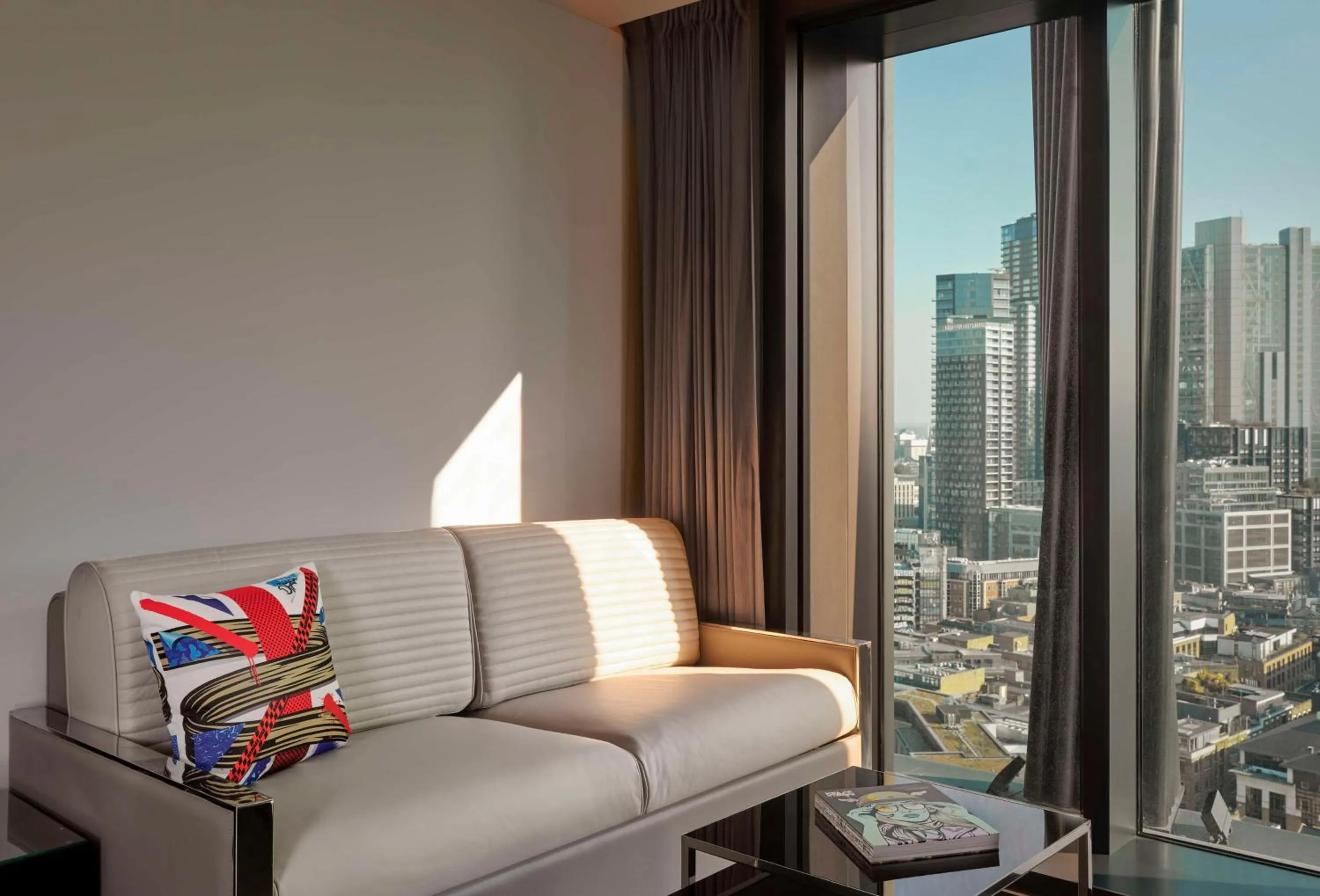 Photo of the whole room in art'otel London Hoxton