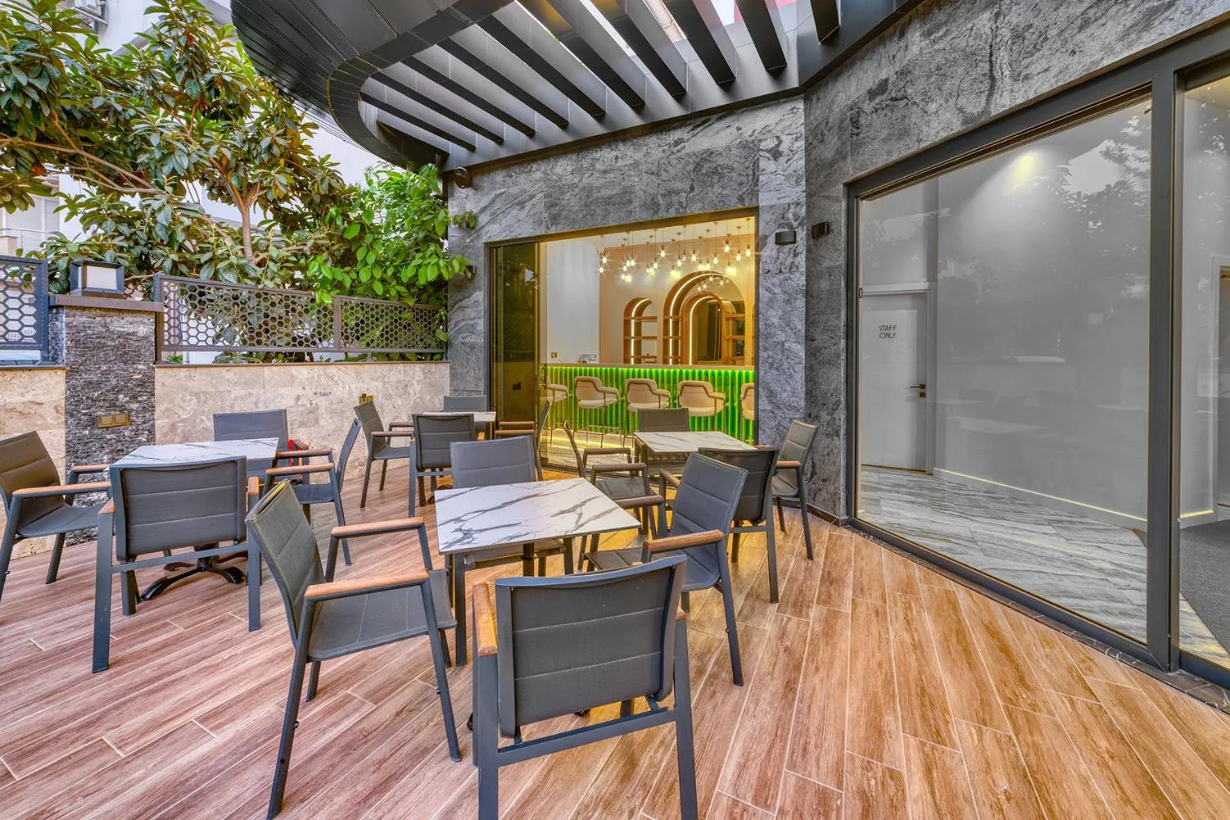 Seating area in Prime Suite