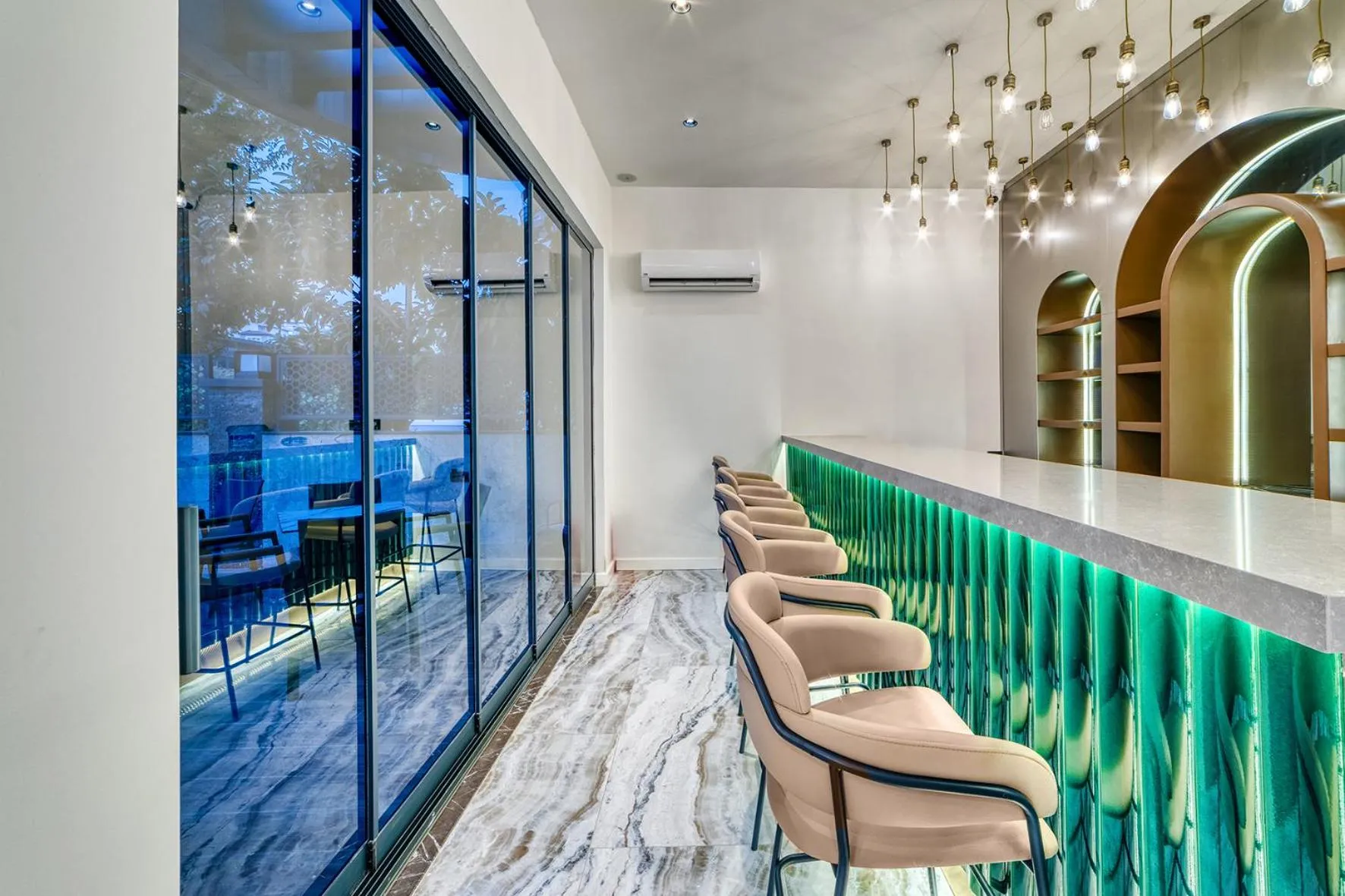 Seating area in Prime Suite