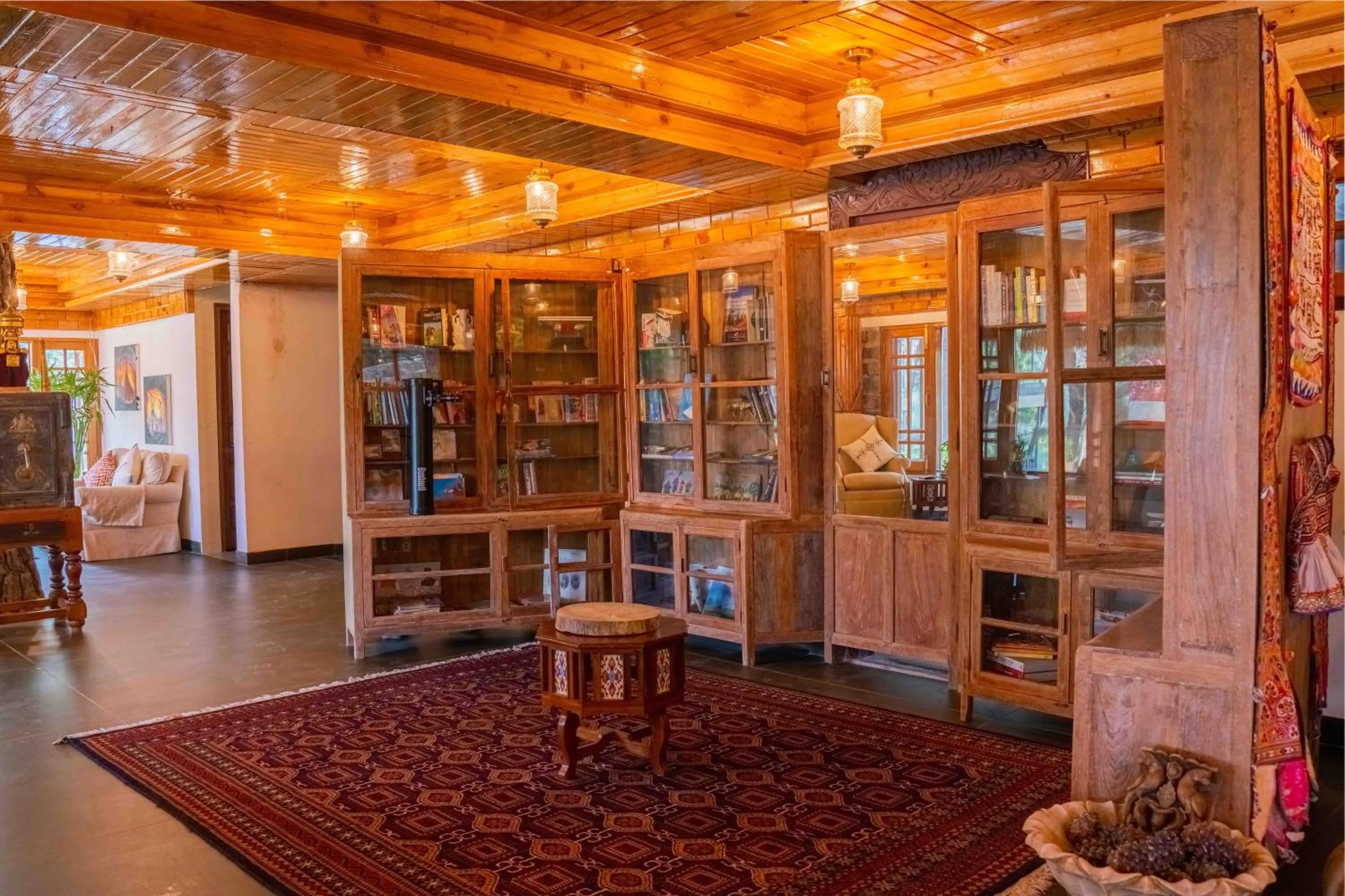 Library in Chillaru Spa & Resort