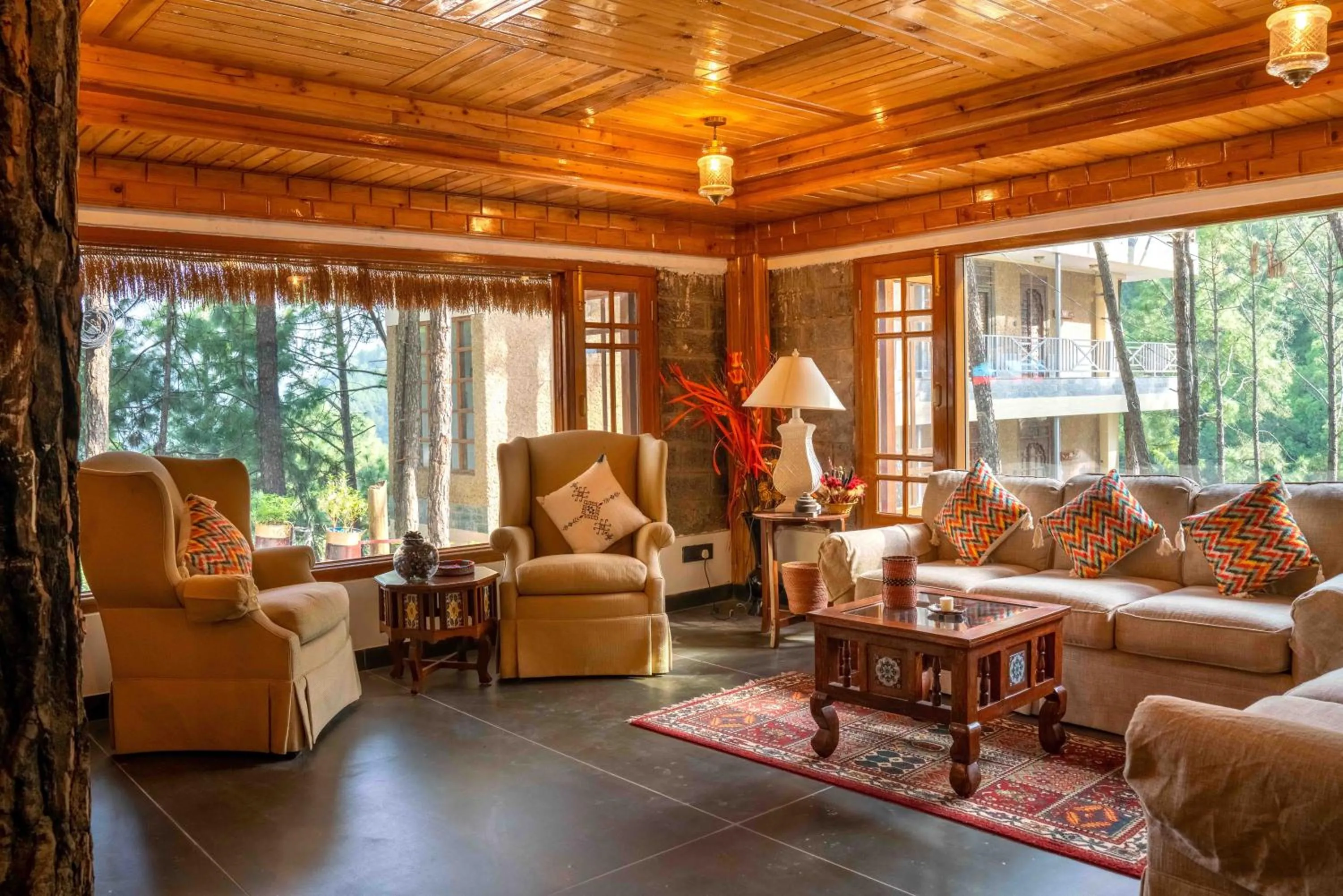 Seating area in Chillaru Spa & Resort