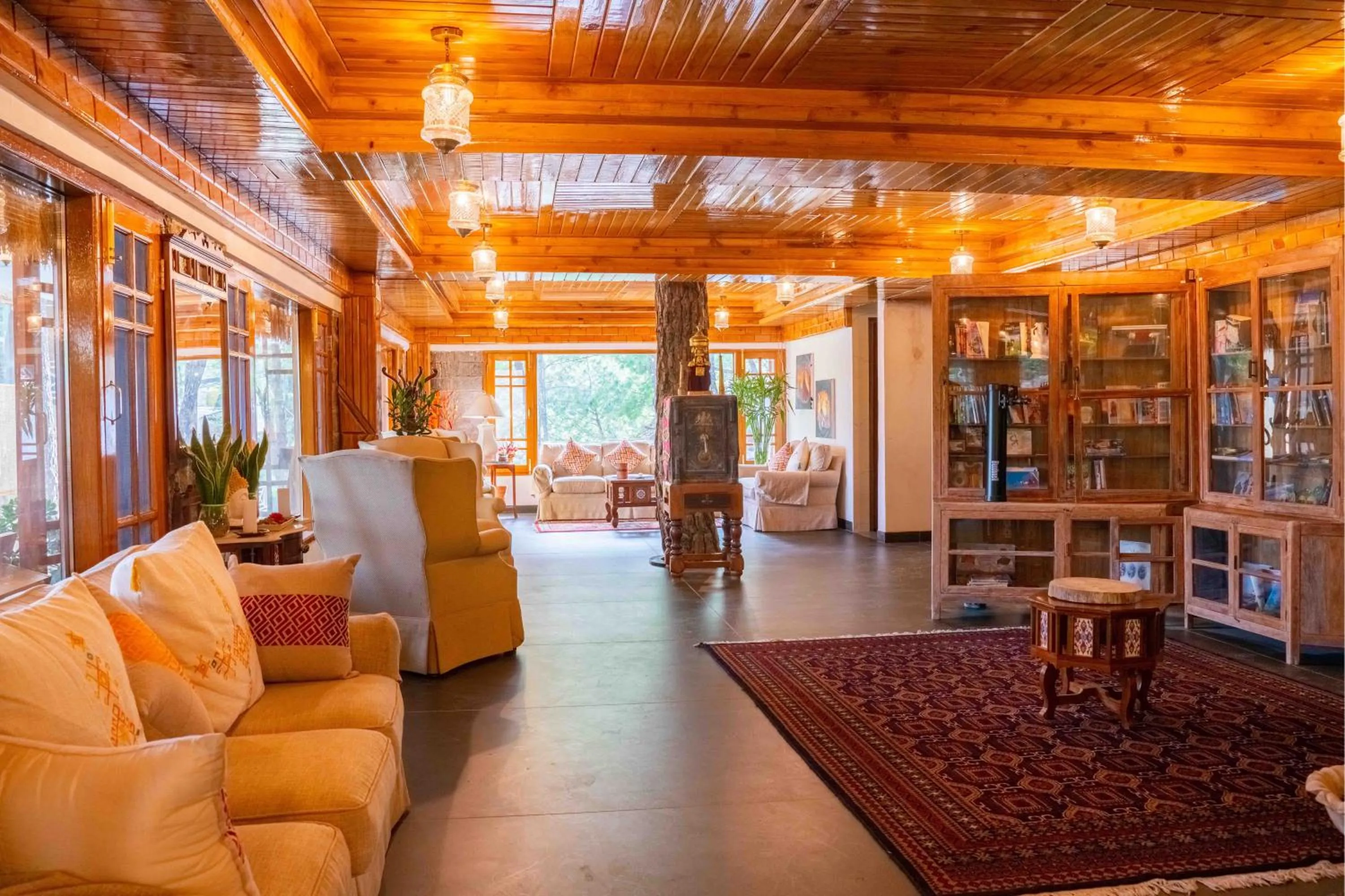 Seating area in Chillaru Spa & Resort