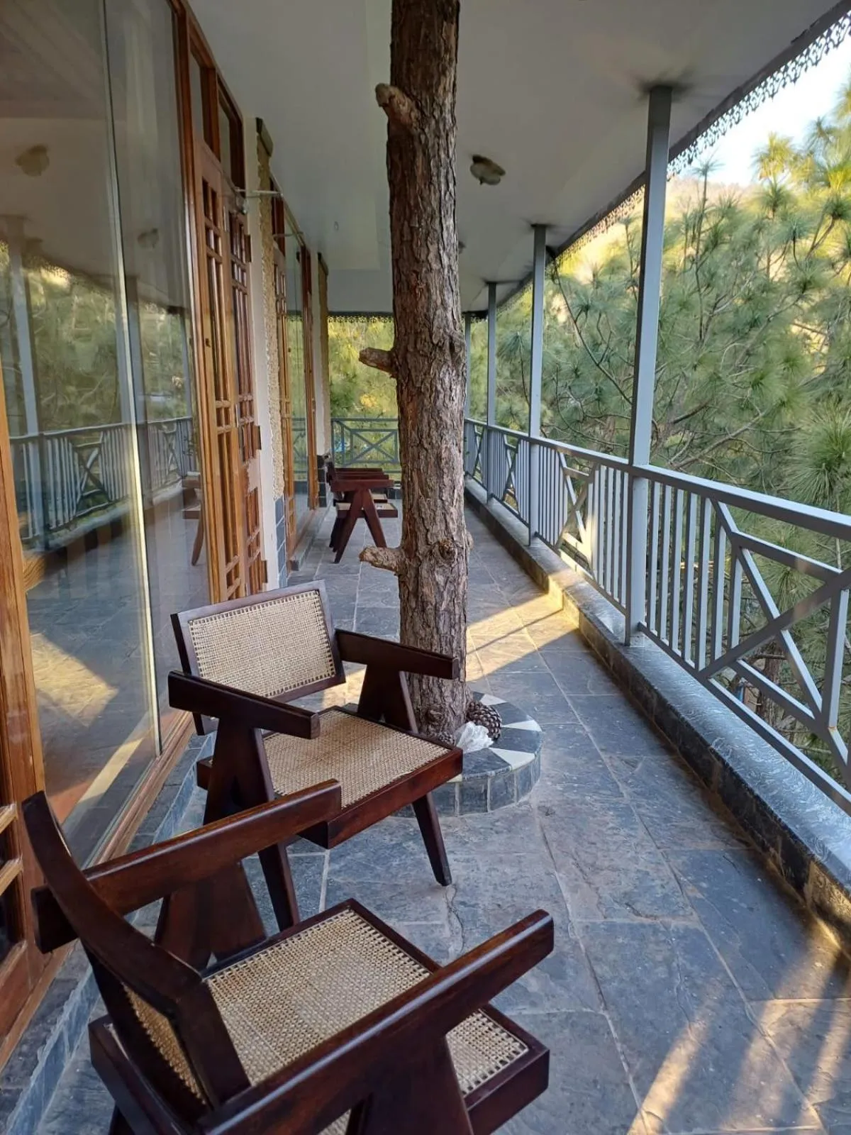 Balcony/Terrace in Chillaru Spa & Resort