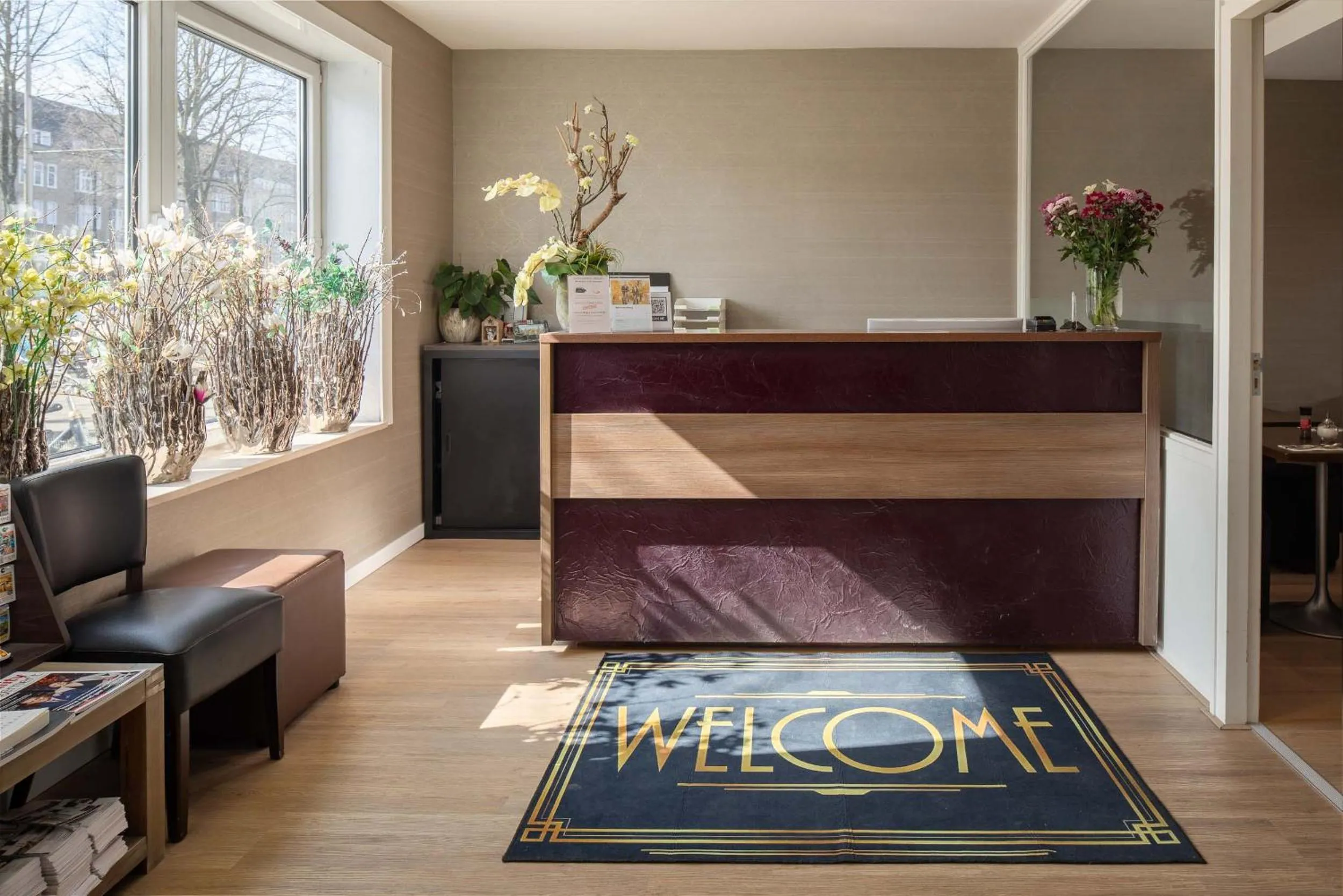 Seating area in Hotel Victorie