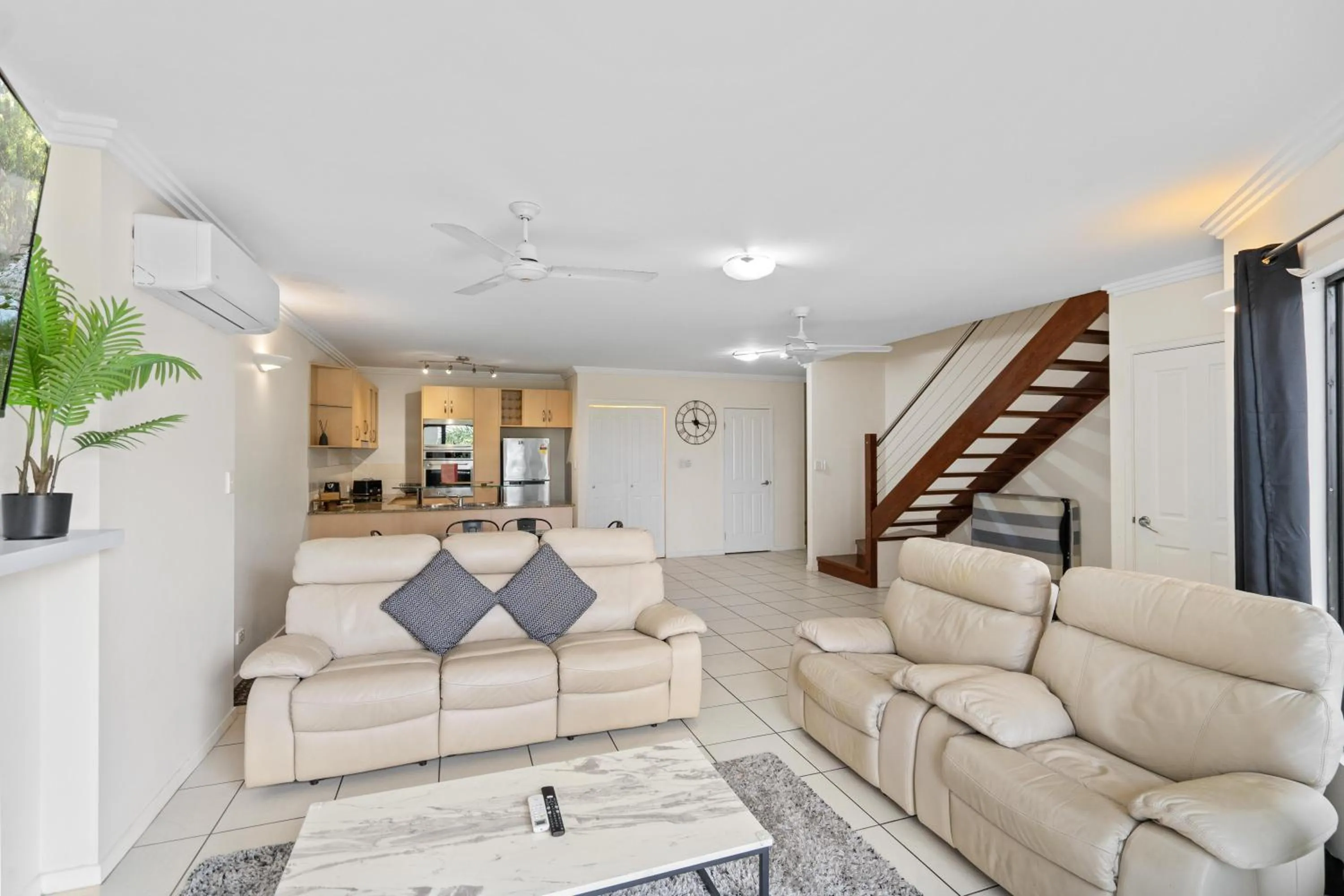 Living room in Cairns City Apartments