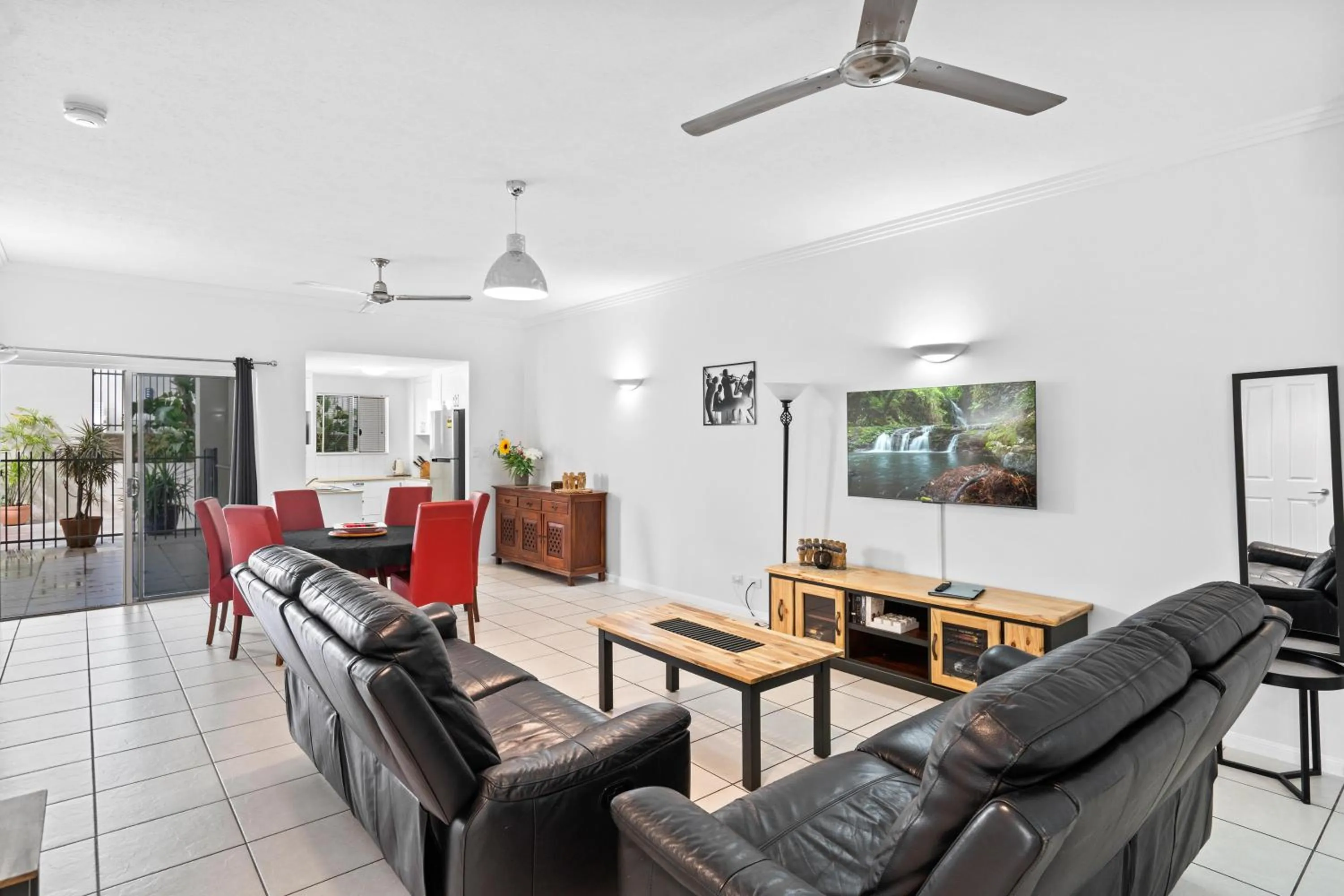 Living room in Cairns City Apartments